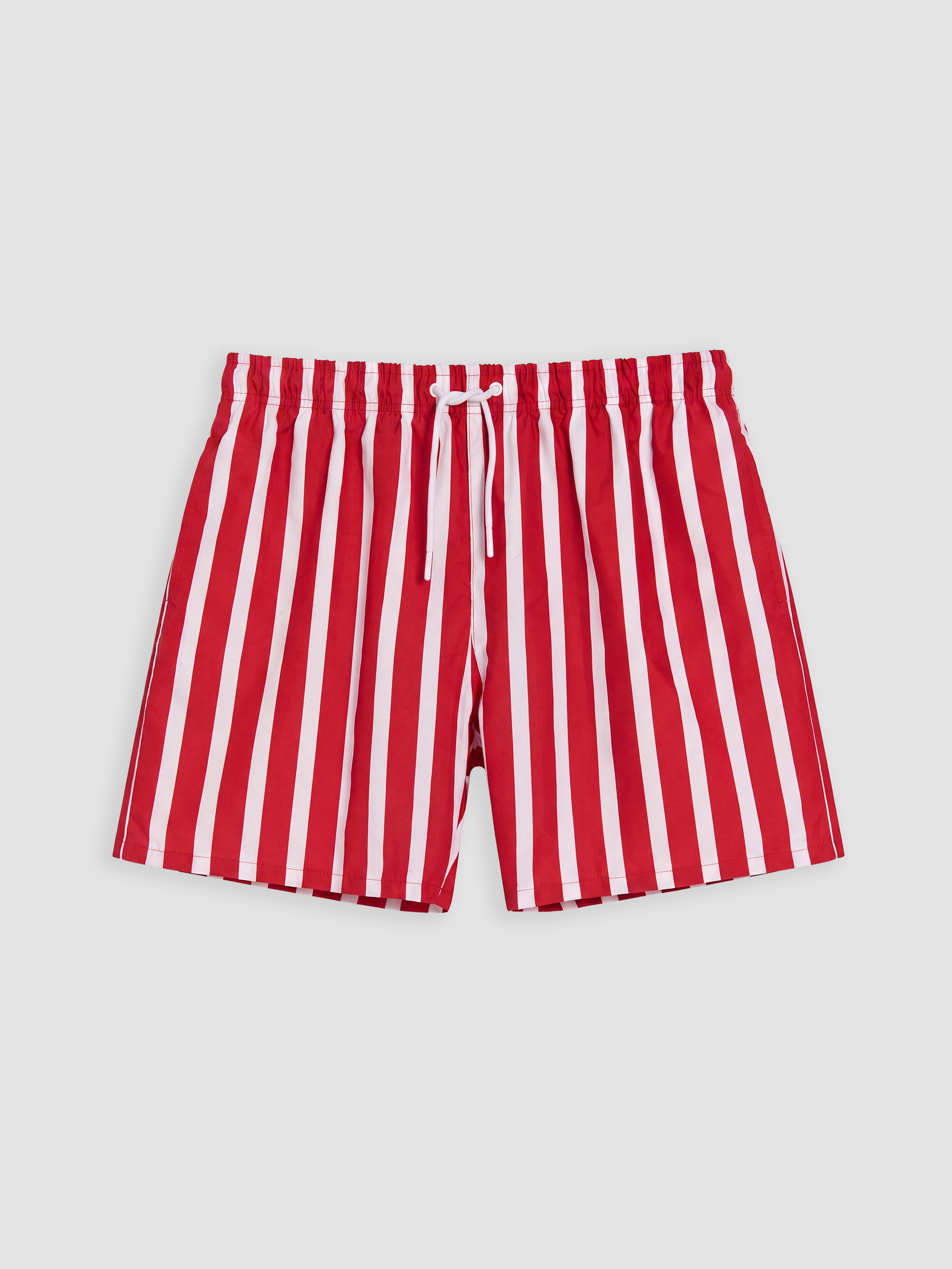 LCW SWIMWEAR Kısa Boy Çizgili Erkek Deniz Şortu görsel 5
