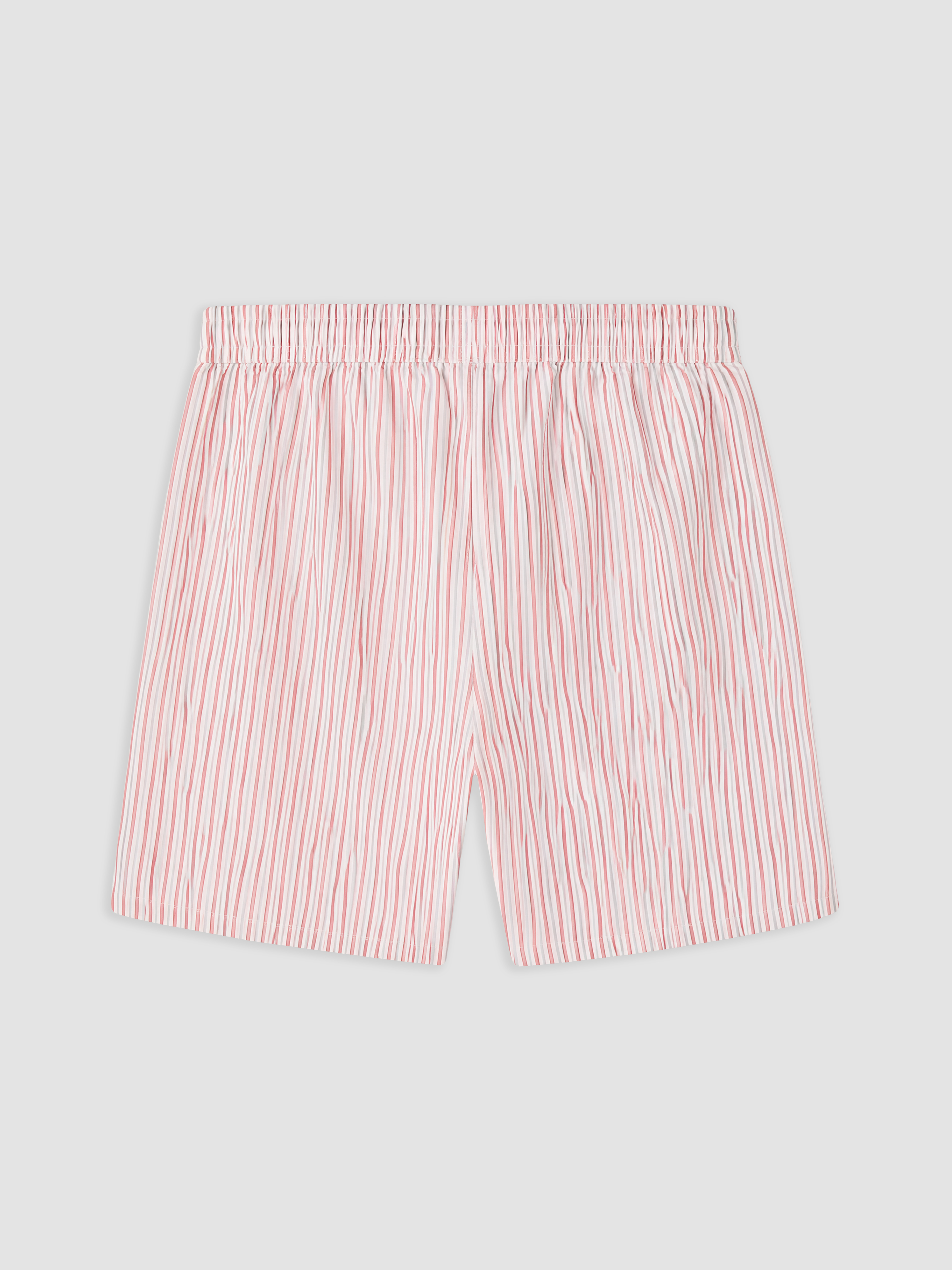 LCW SWIMWEAR Kısa Boy Beli Lastikli Çizgili Erkek Deniz Şortu görsel 6