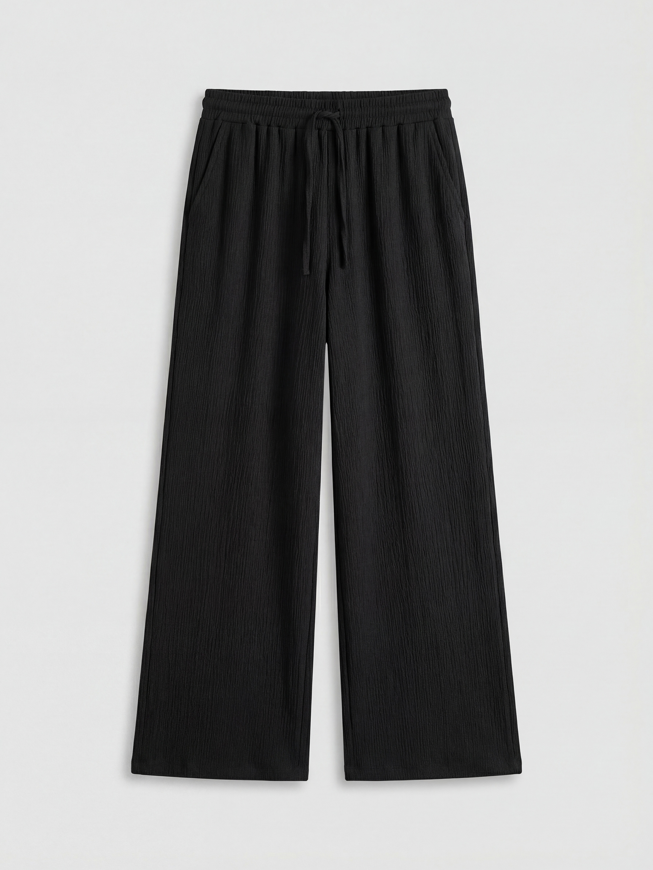 LCW Modest Beli Lastikli Dokulu Kadın Pantolon görsel 5