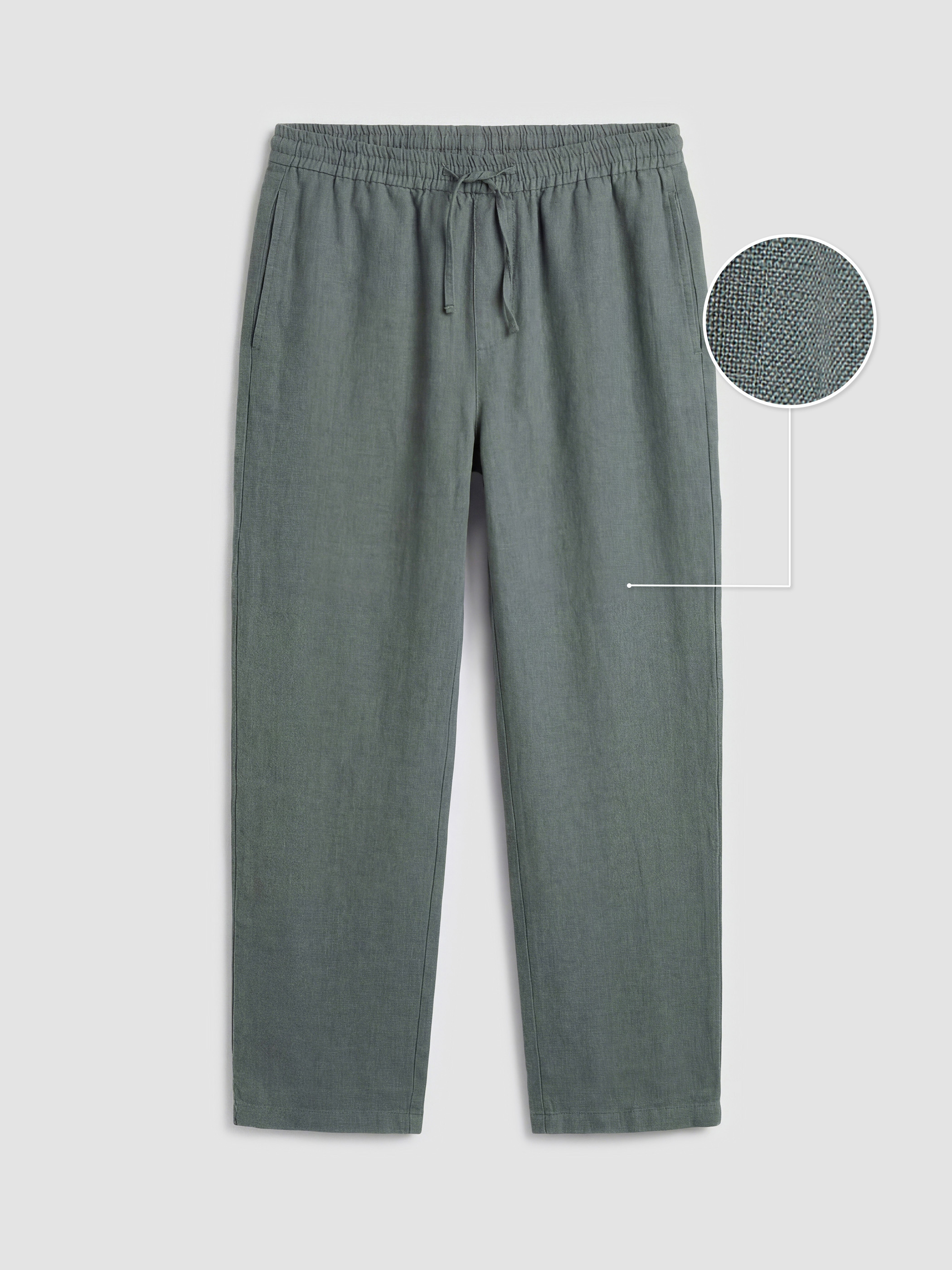 LCW Vision Regular Fit Erkek Keten Pantolon görsel 6