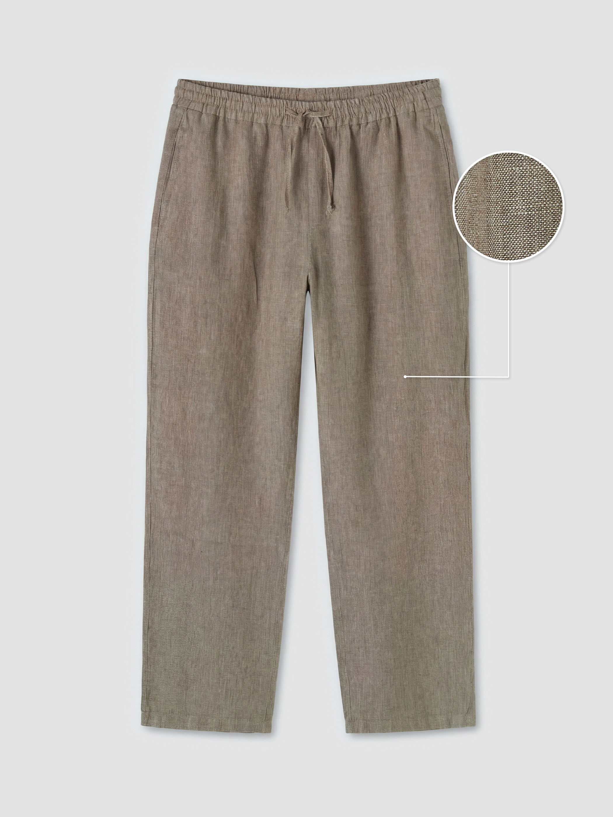 LCW Vision Regular Fit Erkek Keten Pantolon görsel 5