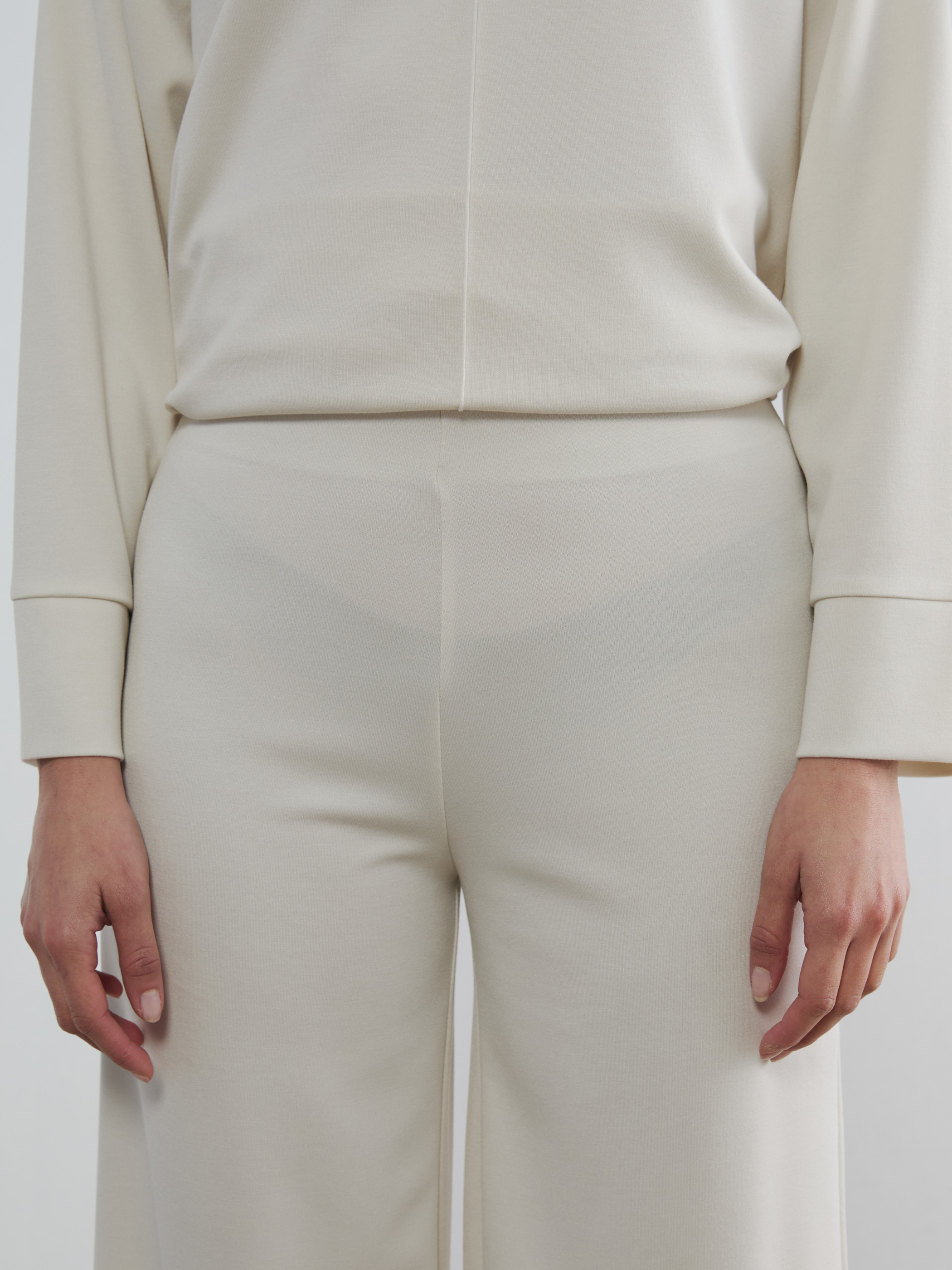 LCW Modest Beli Lastikli Soft Touch Kadın Eşofman Altı görsel 3
