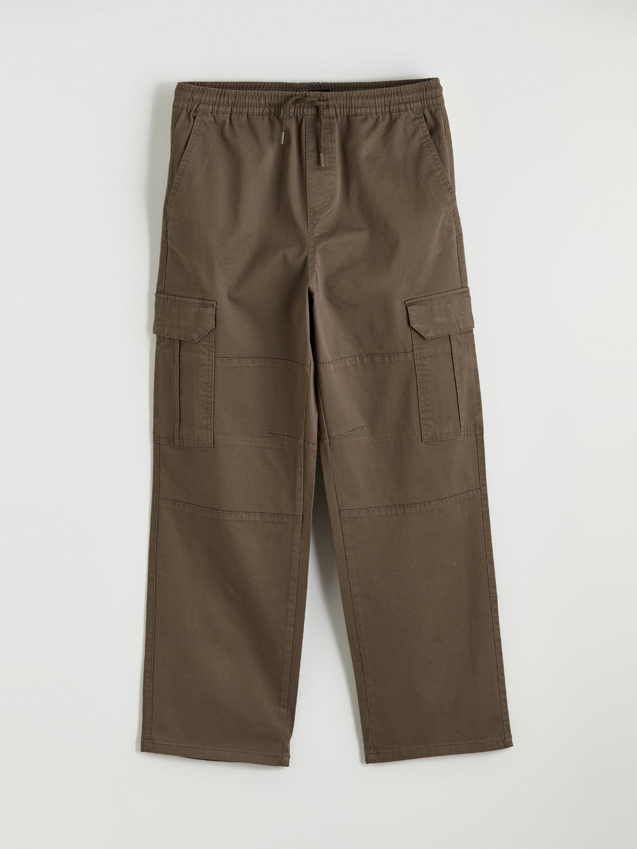 XSIDE Rahat Kalıp Gabardin Erkek Kargo Pantolon görsel 5