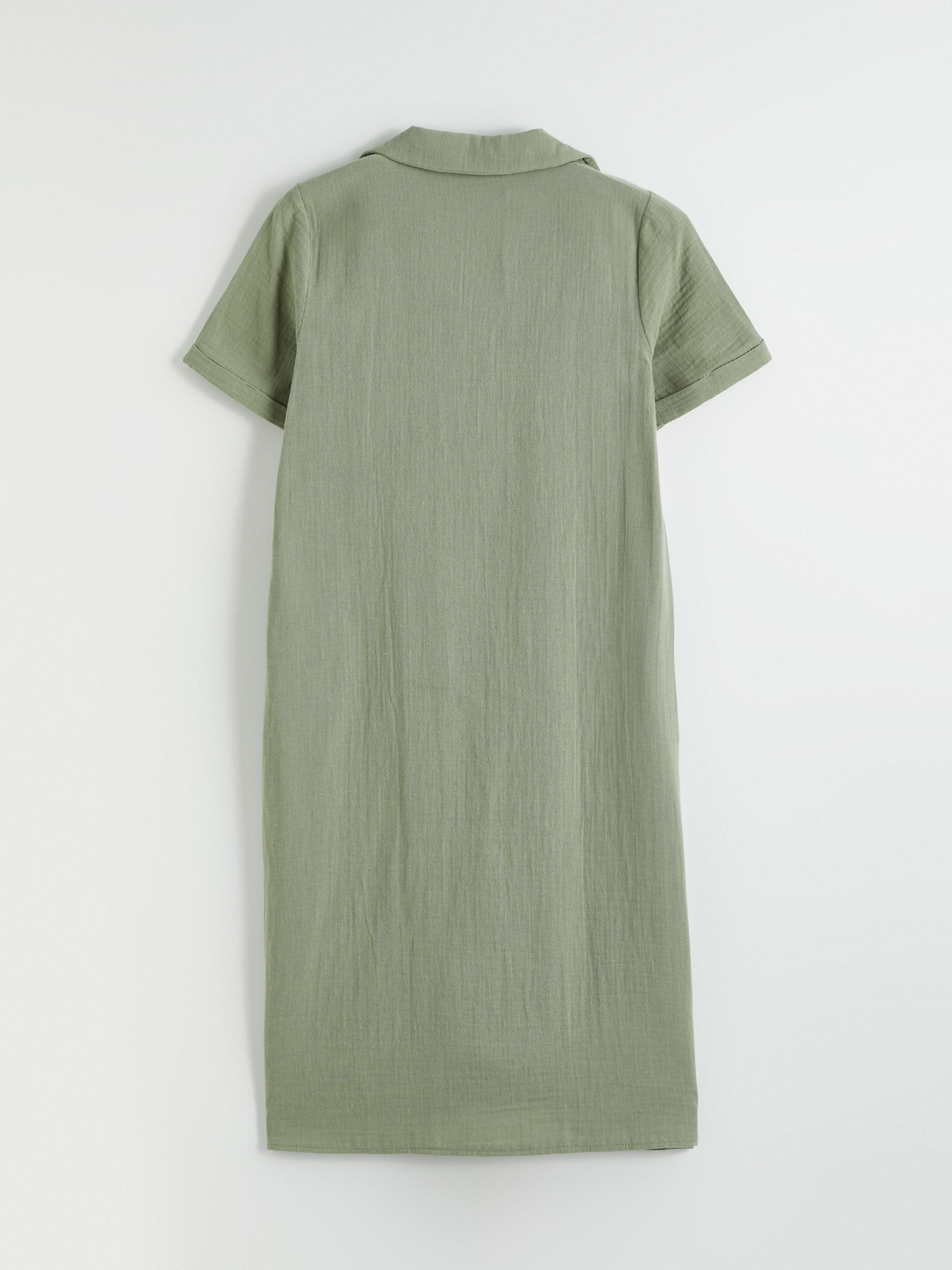 LCW Comfort Polo Yaka Yırtmaçlı Elbise görsel 8