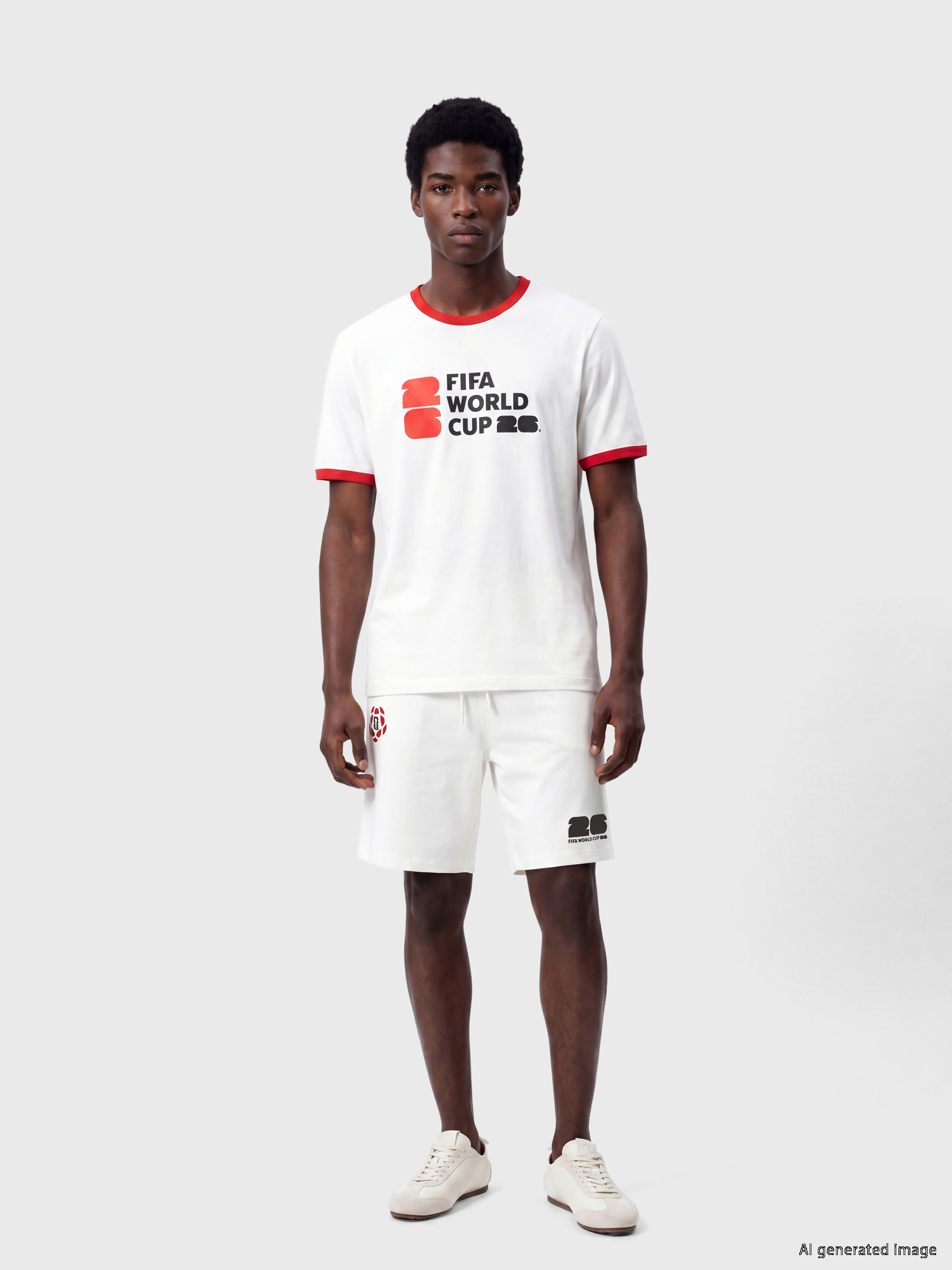 XSIDE Regular Fit FIFA 2026 Dünya Kupası Baskılı Erkek Şort