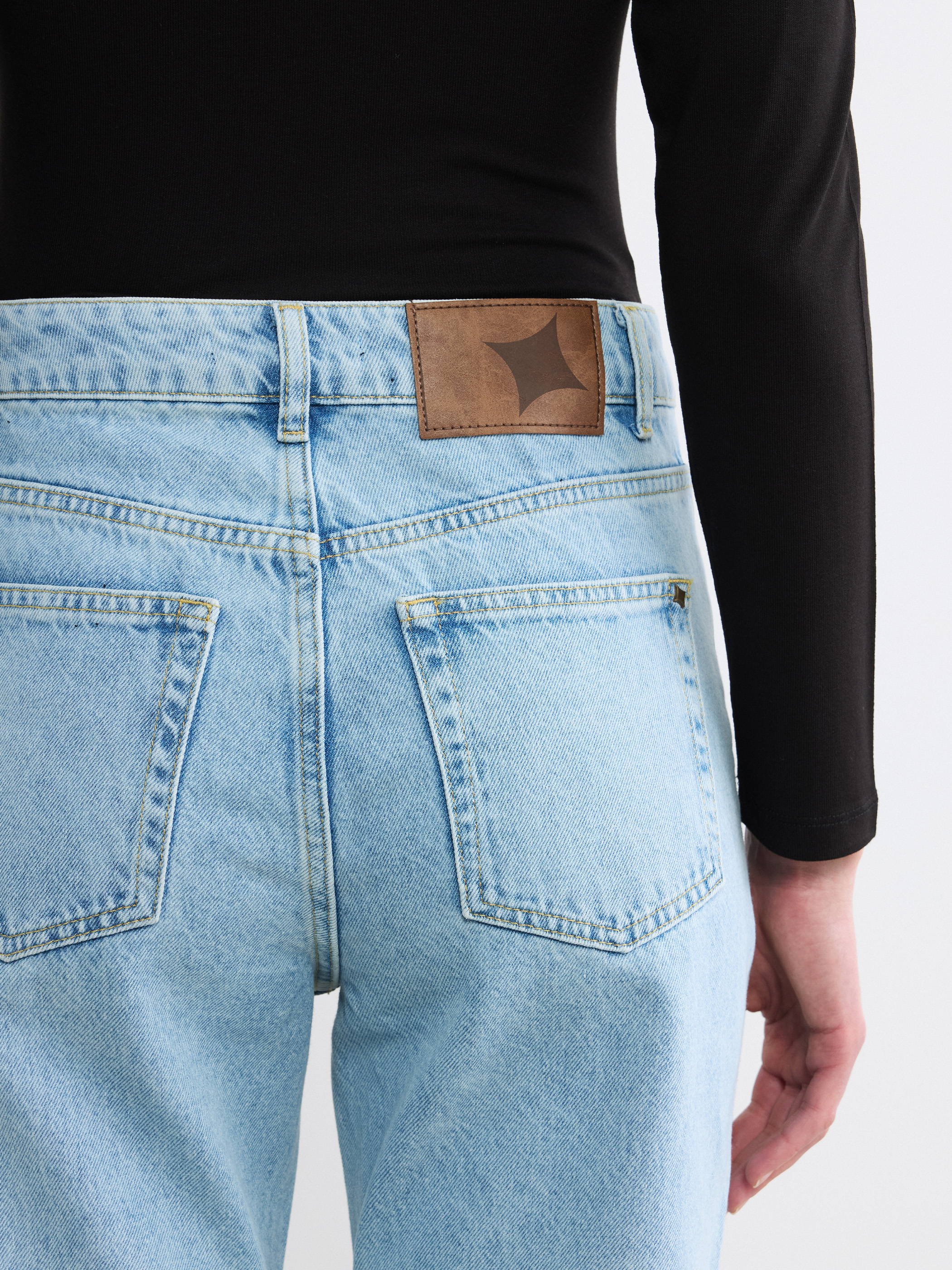 Soulife Straight Fit Kadın Jean Pantolon görsel 4