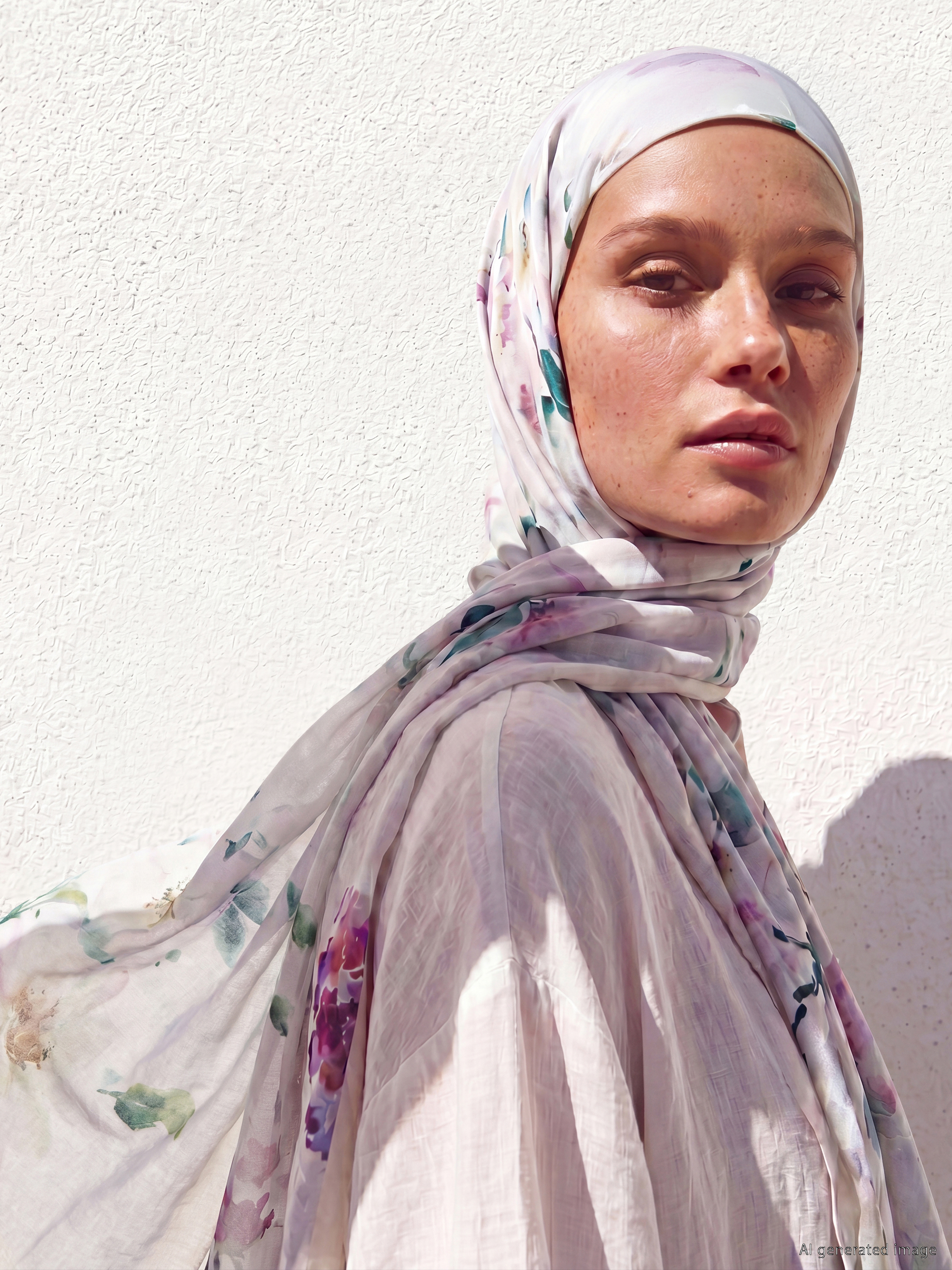 LCW Modest Desenli Kadın Şal