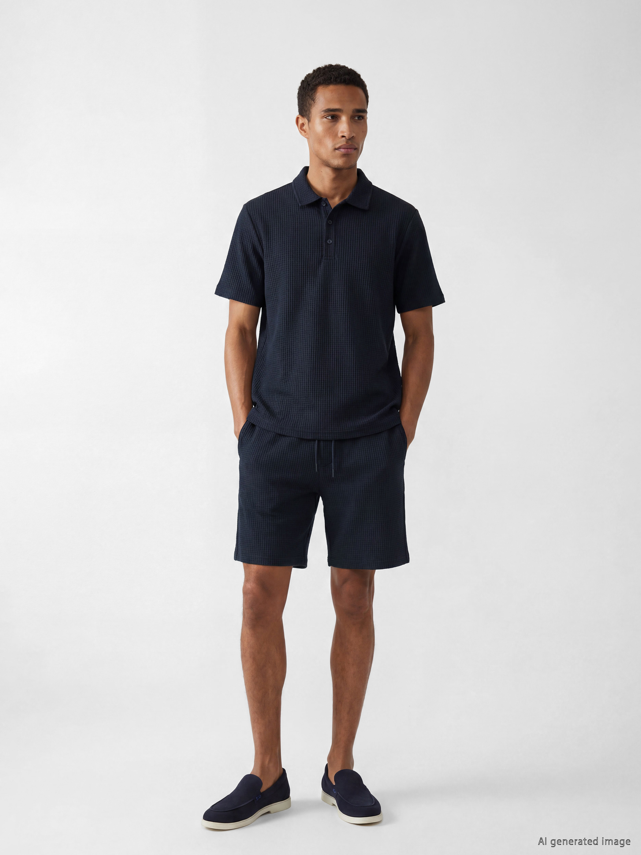 LCW Vision Polo Yaka Triko Erkek Tişört görsel 2