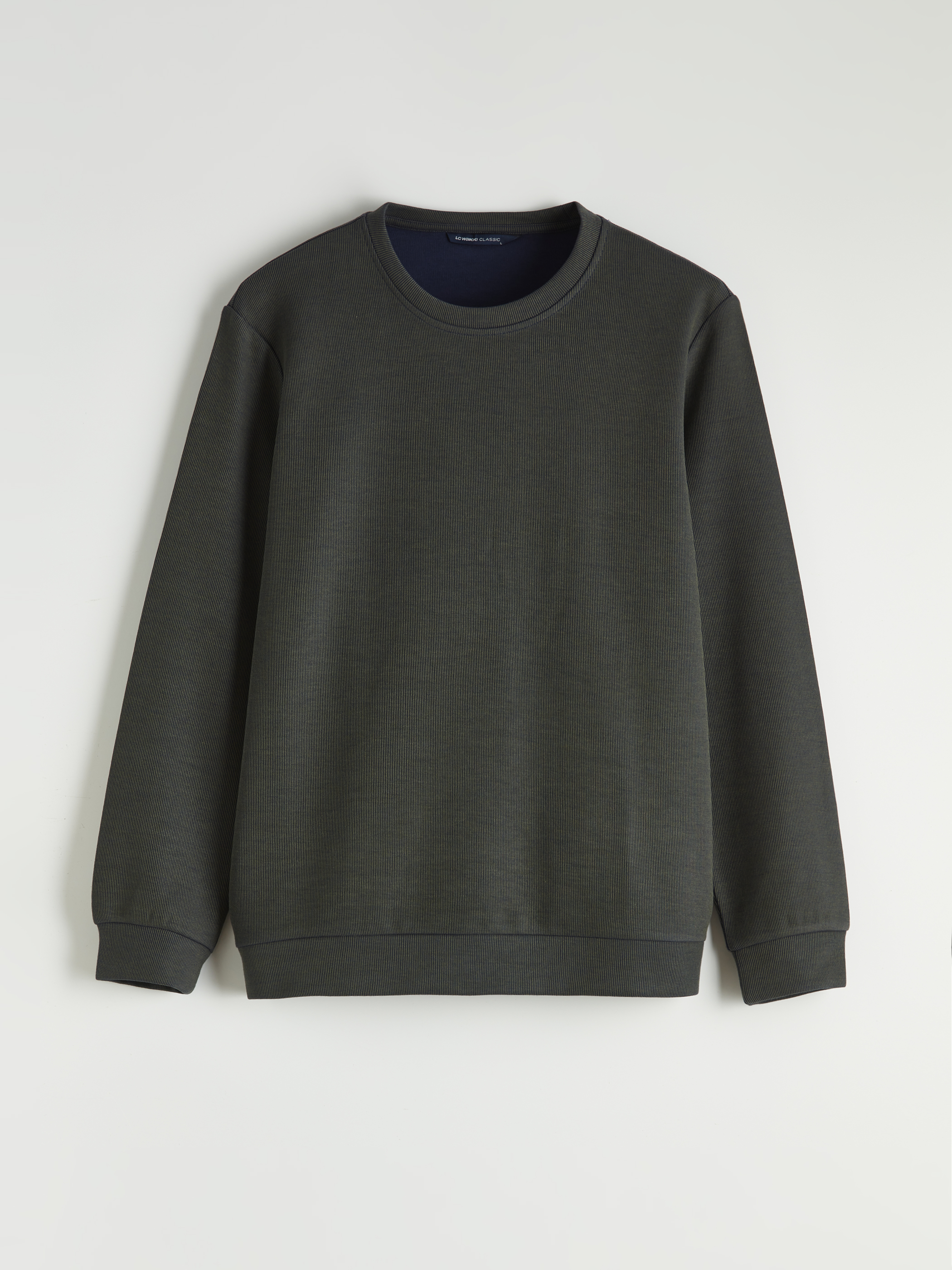 LCWAIKIKI Classic Bisiklet Yaka Erkek Sweatshirt görsel 5