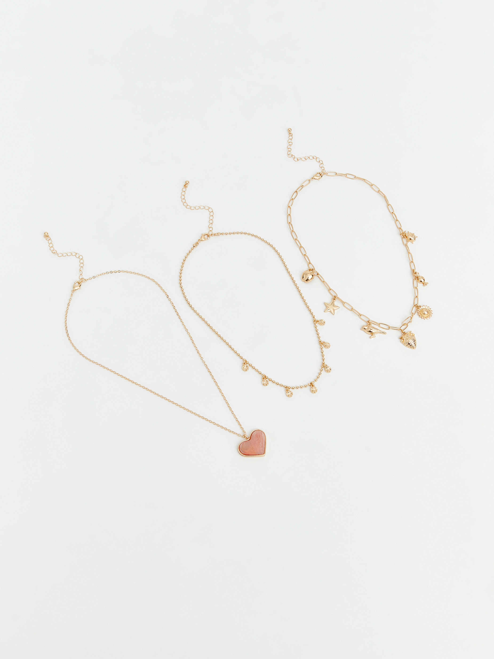 LCW JOY Kadın Zincir Kolye Seti 3'lü