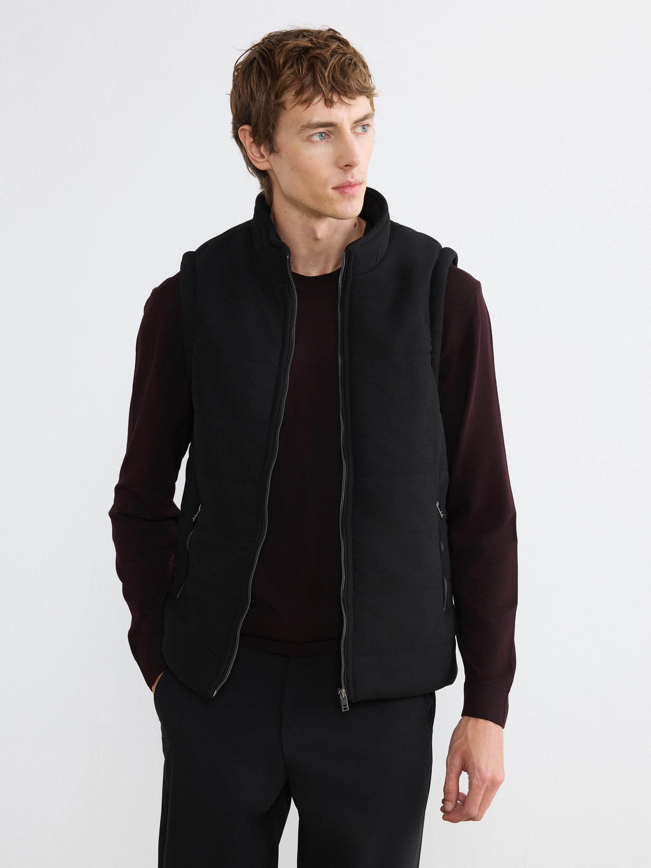 LC WAIKIKI Slim Fit Dik Yaka Erkek Yelek