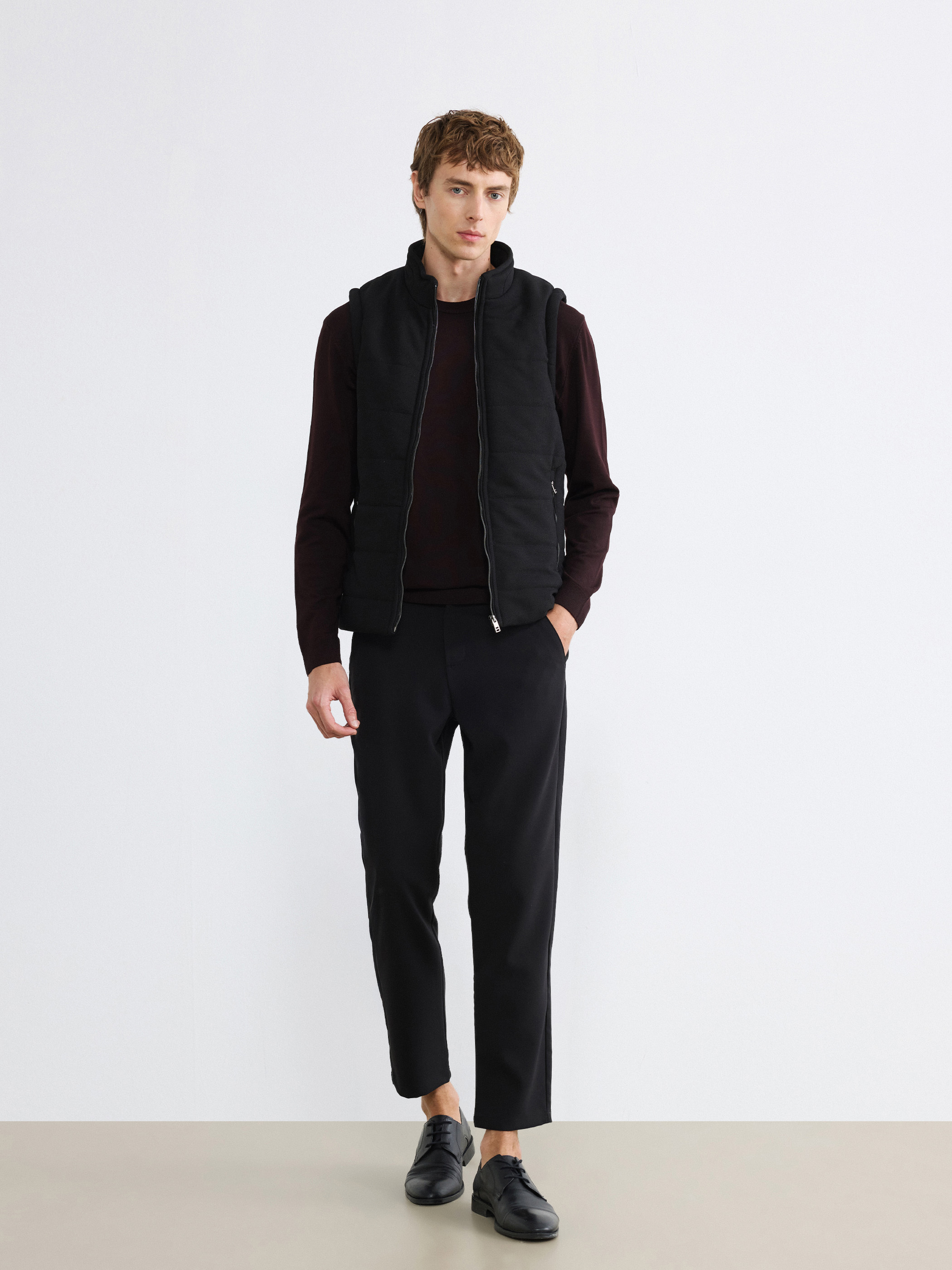 LC WAIKIKI Slim Fit Dik Yaka Erkek Yelek görsel 2