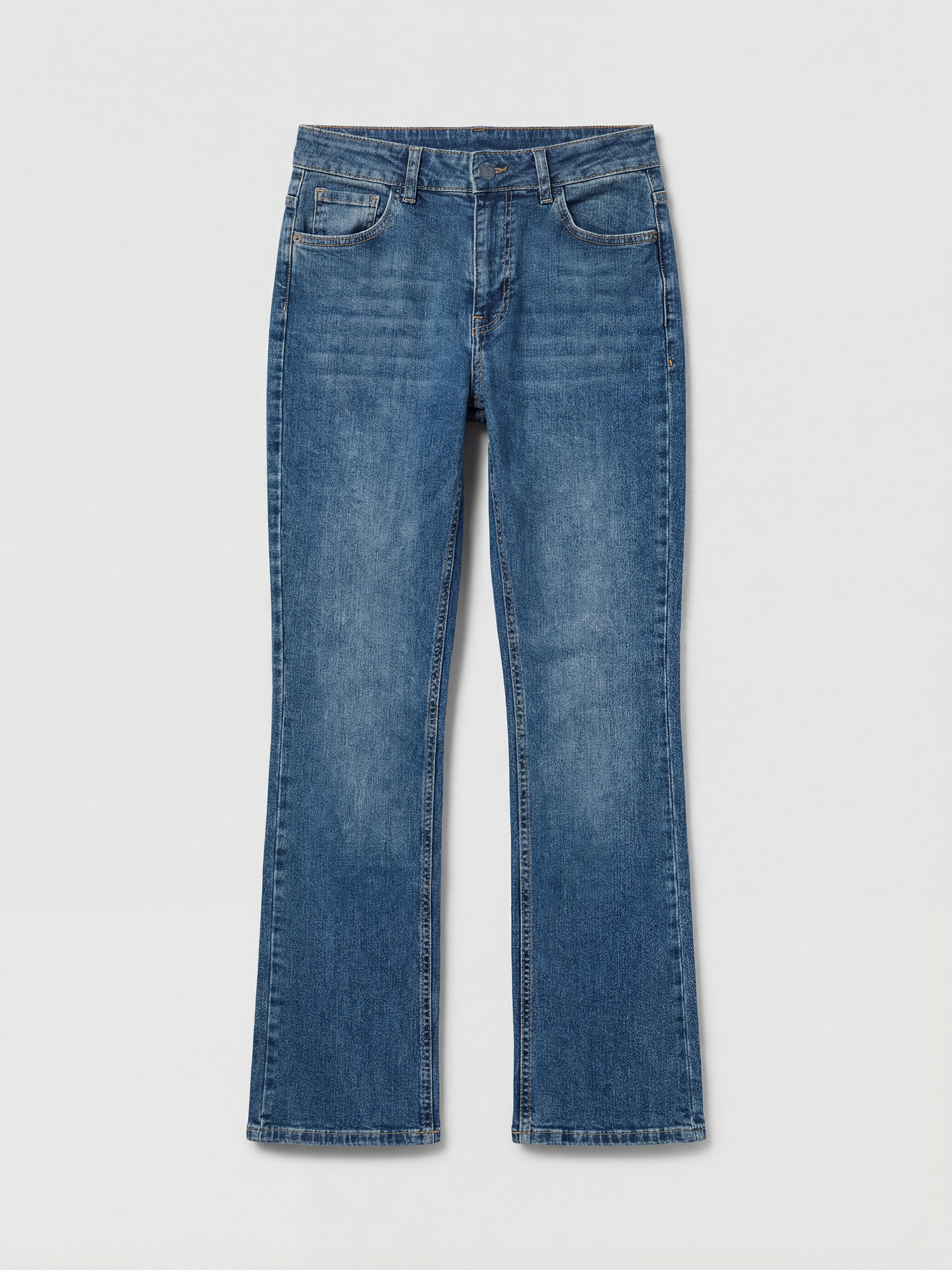 LCW Vision Yüksek Bel Crop Flare Kadın Jean Pantolon görsel 3