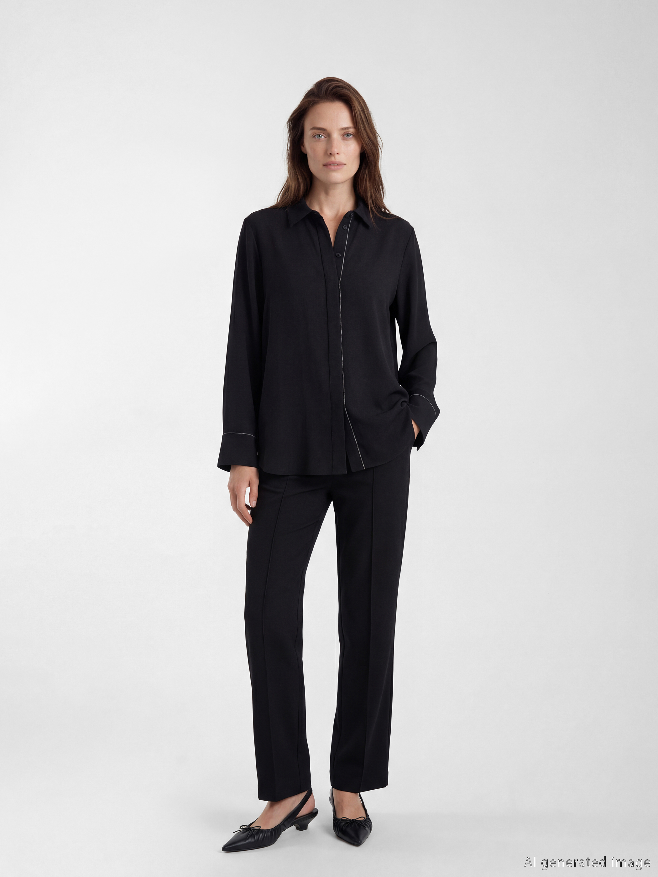 LCW Grace Regular Fit Kadın Gömlek görsel 2