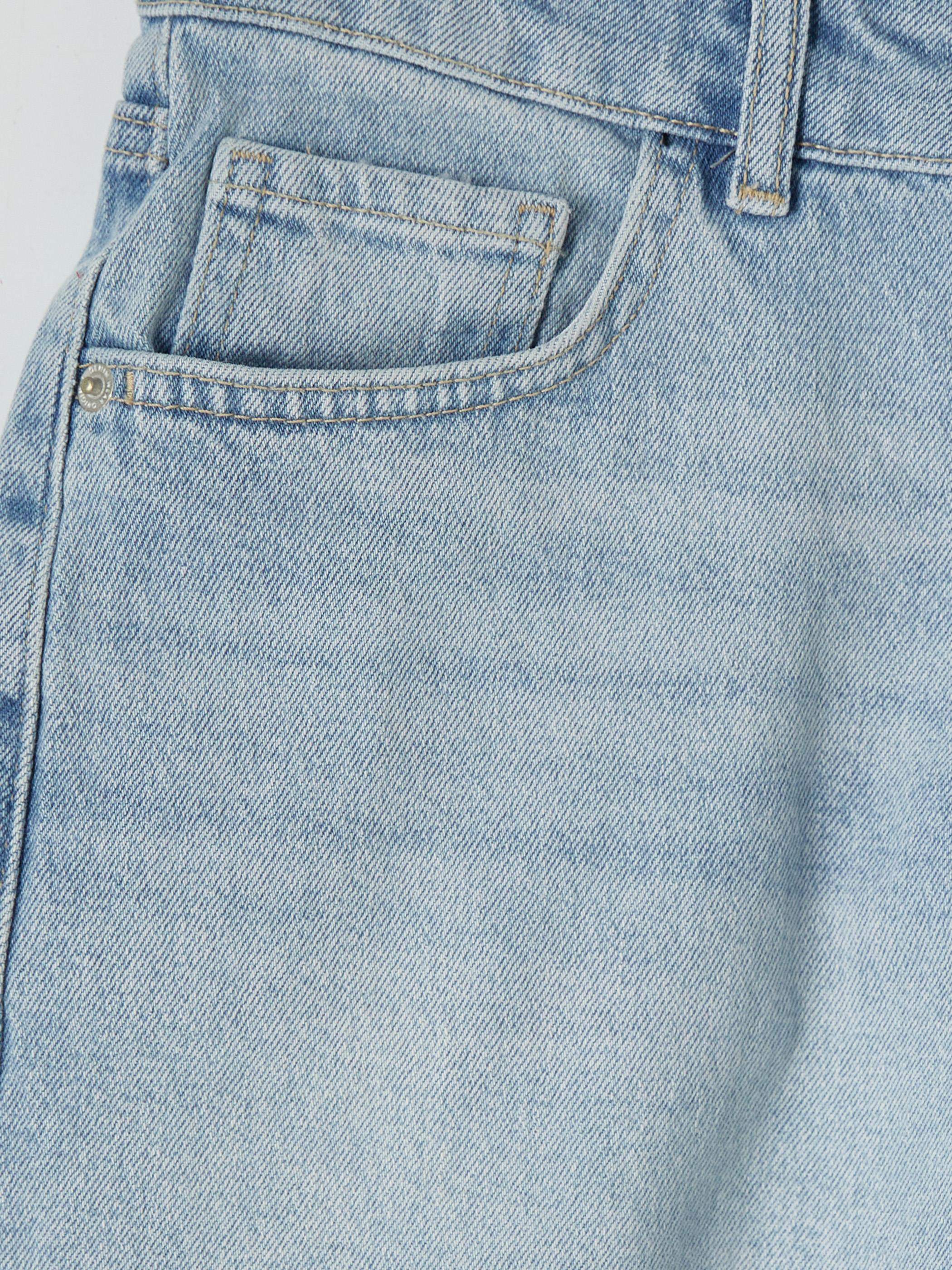 LCW Jeans Regular Fit Kadın Jean Şort görsel 5