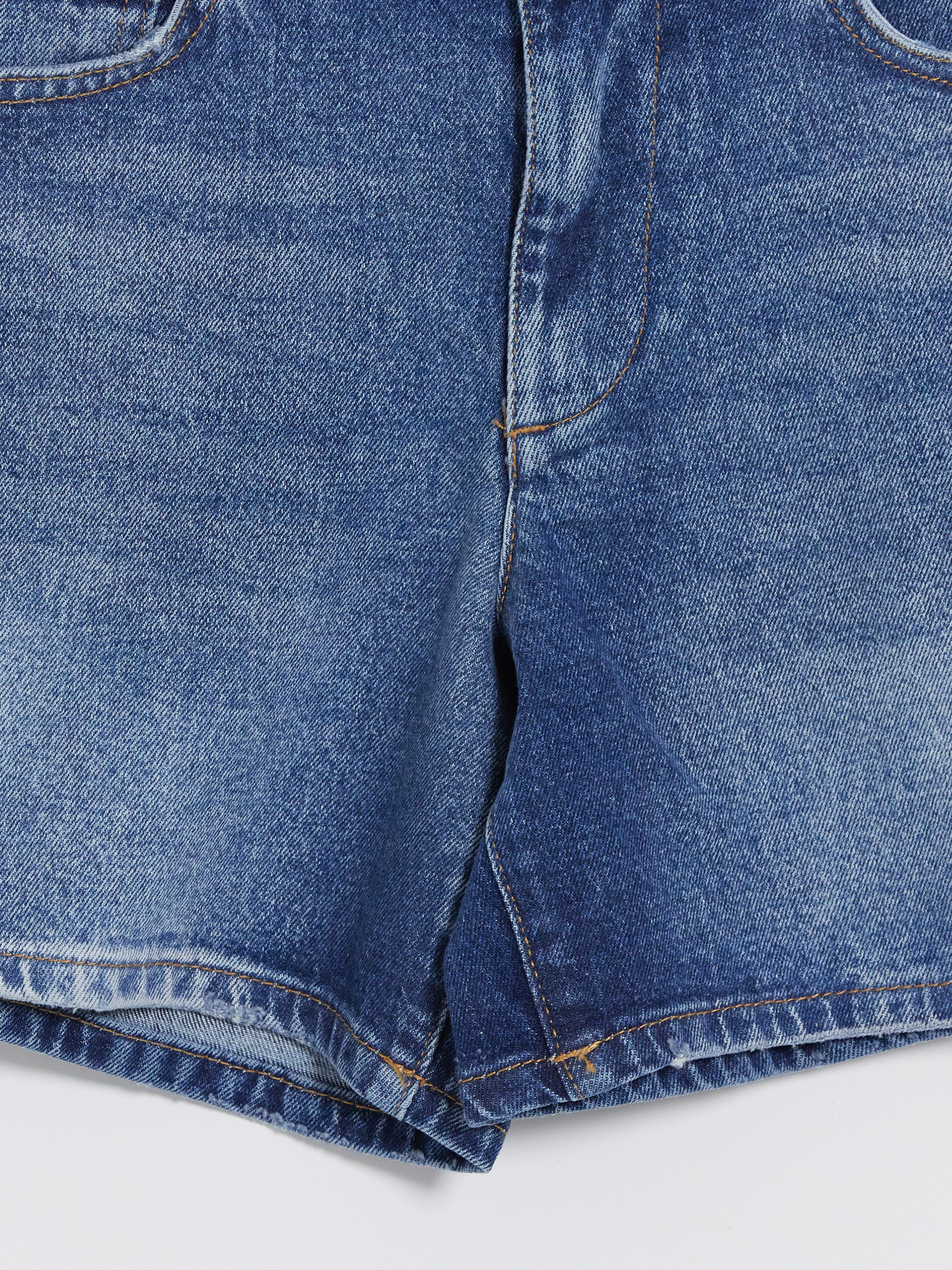 LCW Jeans Regular Fit Kadın Jean Şort görsel 8