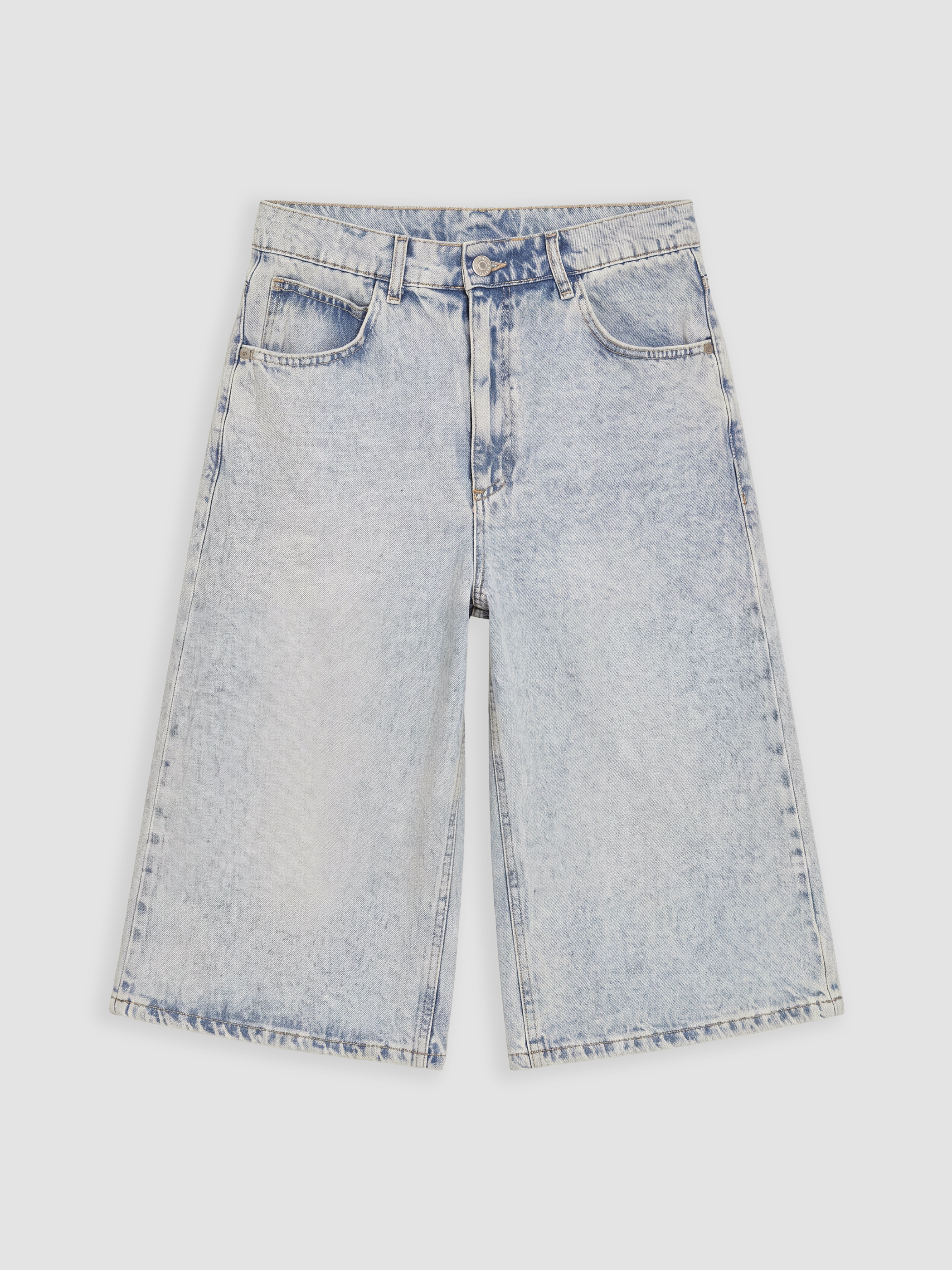 LCW Jeans Bermuda Fit Kadın Jean Şortolon görsel 5