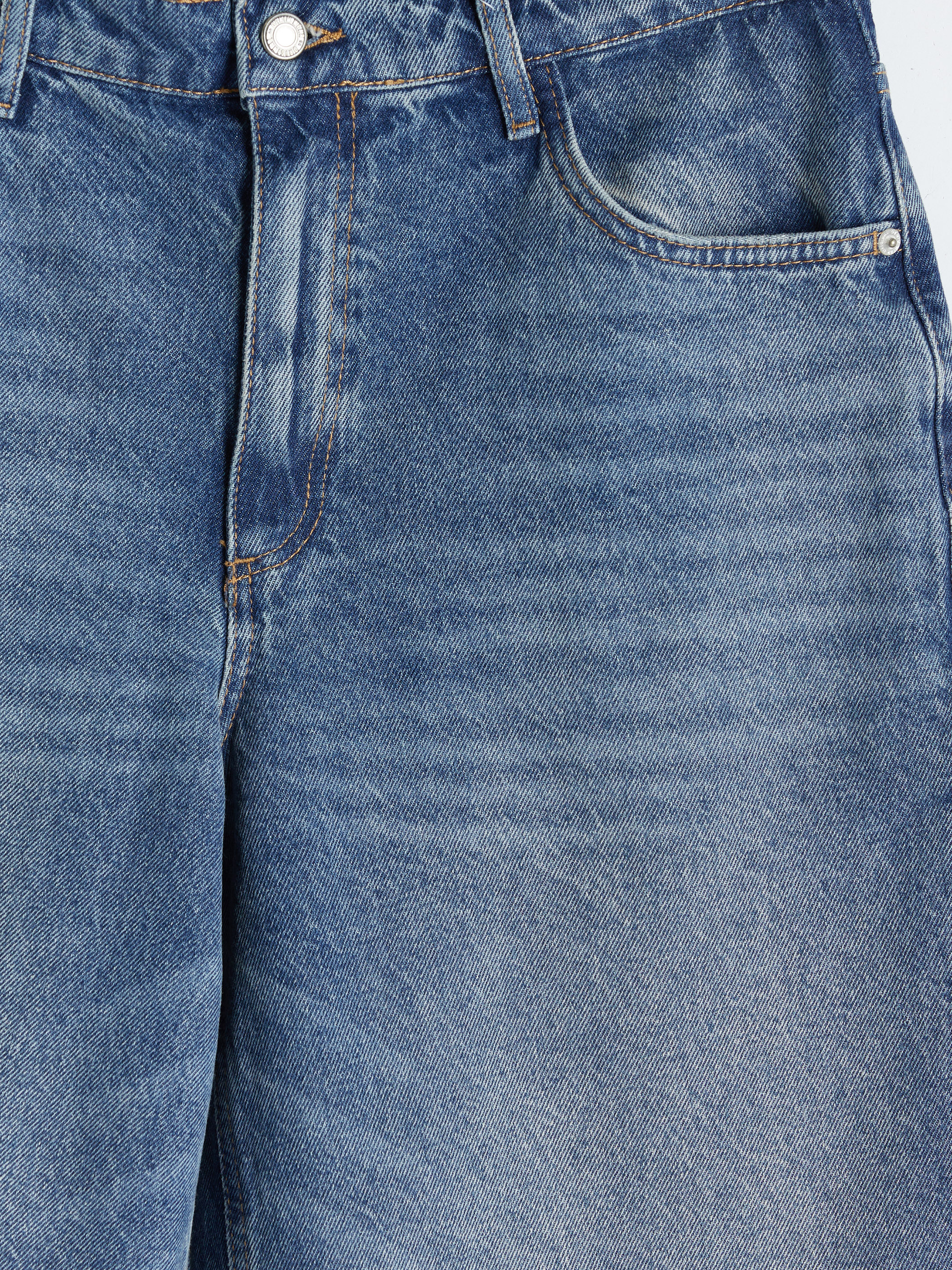 LCW Jeans Bermuda Fit Kadın Jean Şortolon görsel 7
