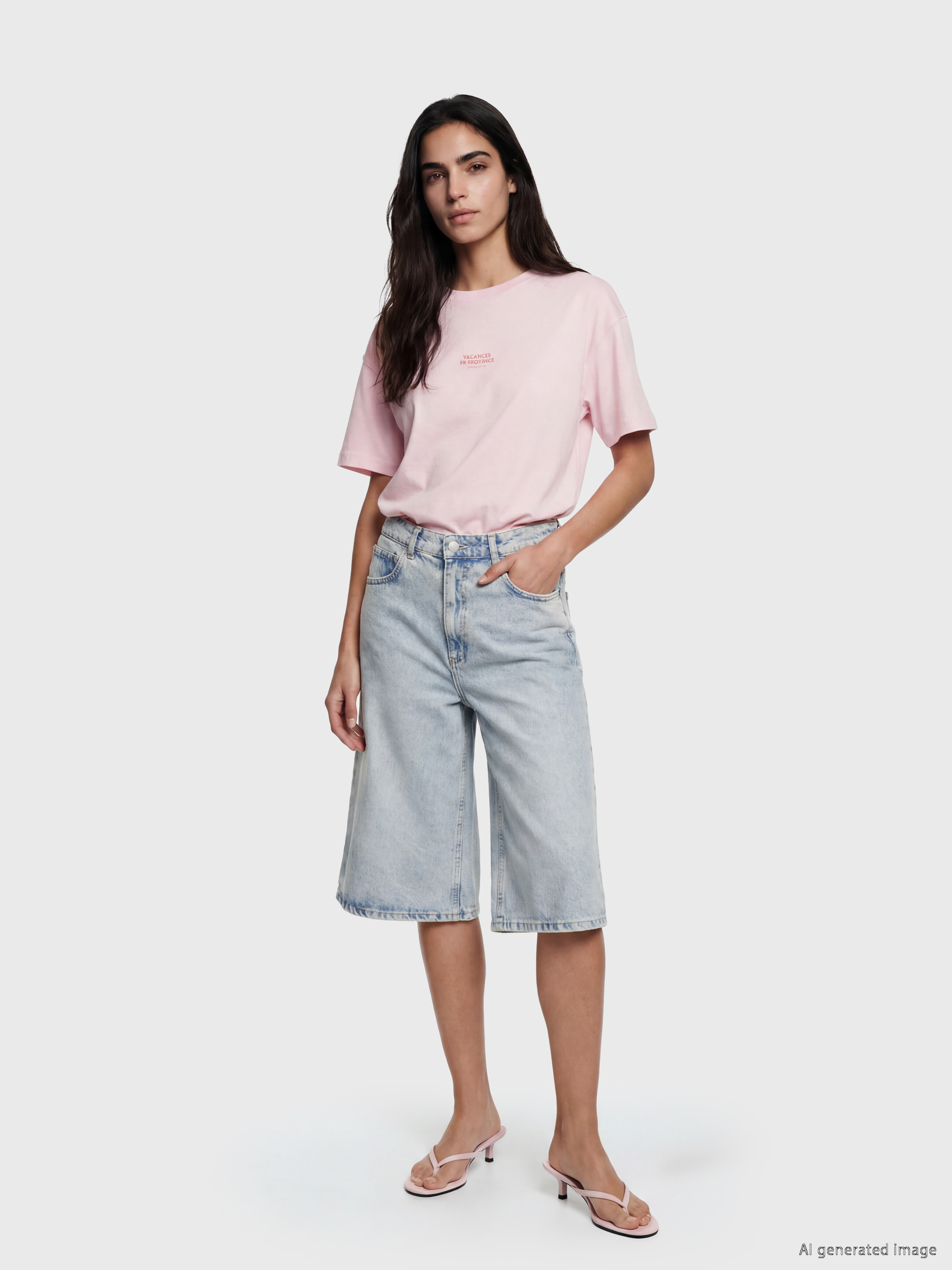 LCW Jeans Bermuda Fit Kadın Jean Şortolon