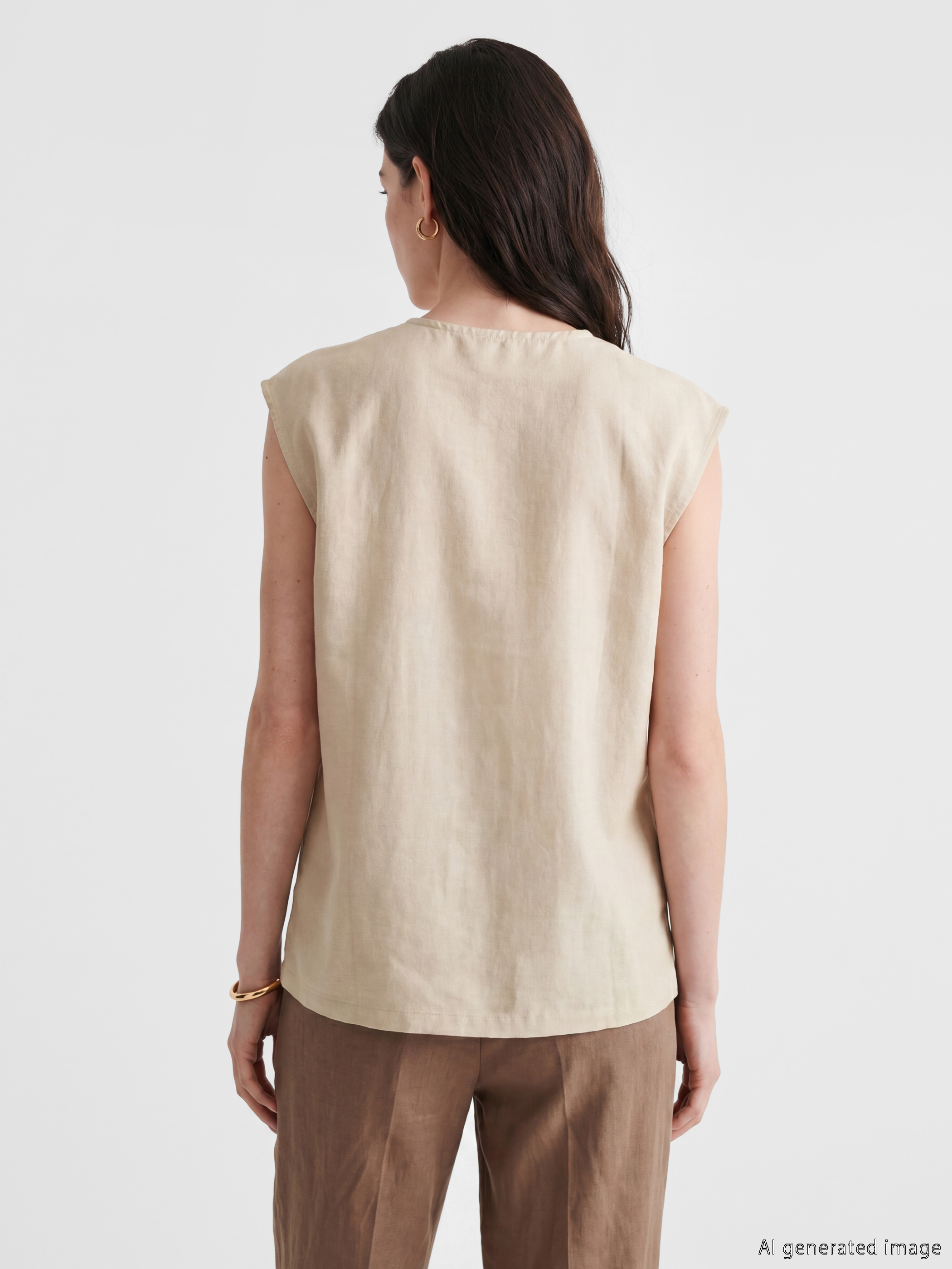 LCW Comfort Kruvaze Yaka Bluz görsel 4