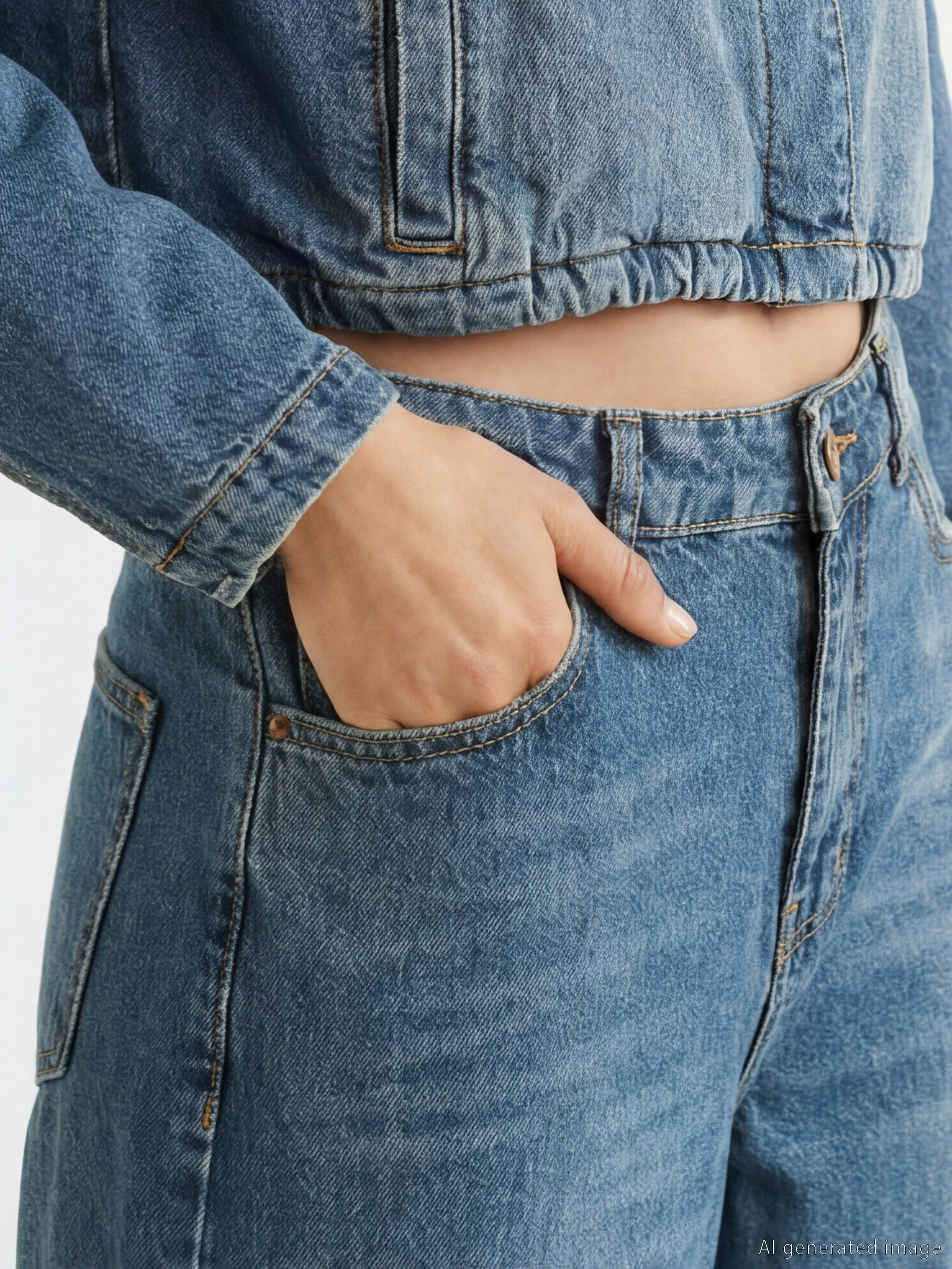 LCW Vision Barrel Fit Kadın Jean Pantolon görsel 3