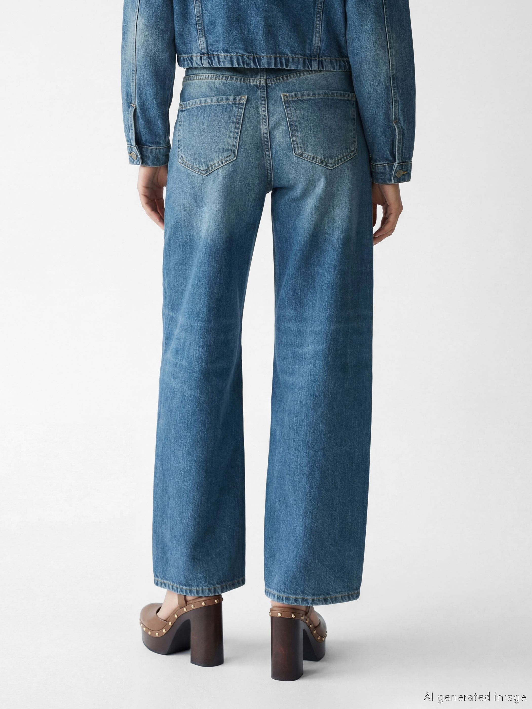 LCW Vision Barrel Fit Kadın Jean Pantolon görsel 4