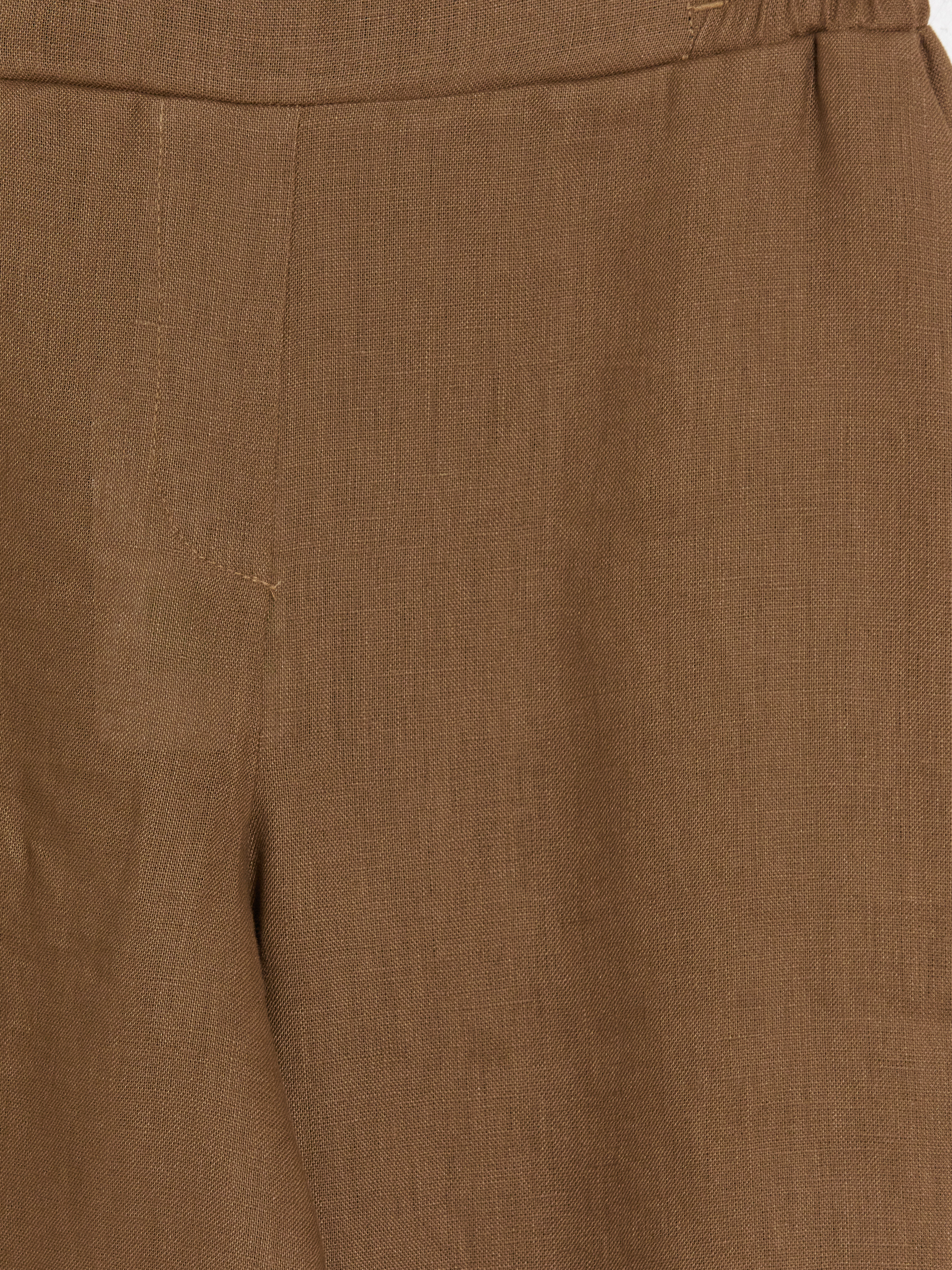 LCWAIKIKI Classic Havuç Kesim Kadın %100 Keten Pantolon görsel 7