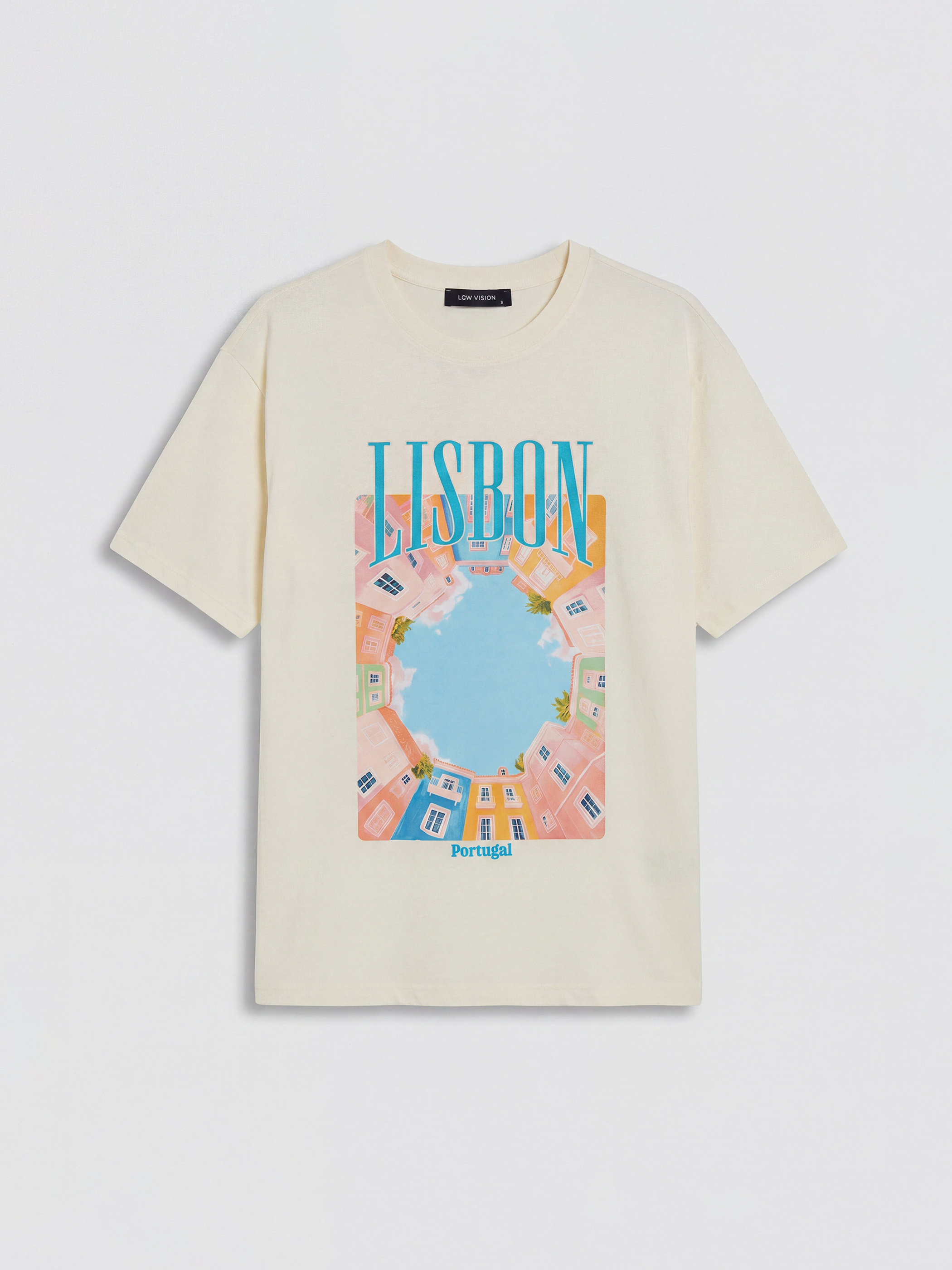 LCW Vision Oversize %100 Pamuklu Kadın Tişört görsel 5