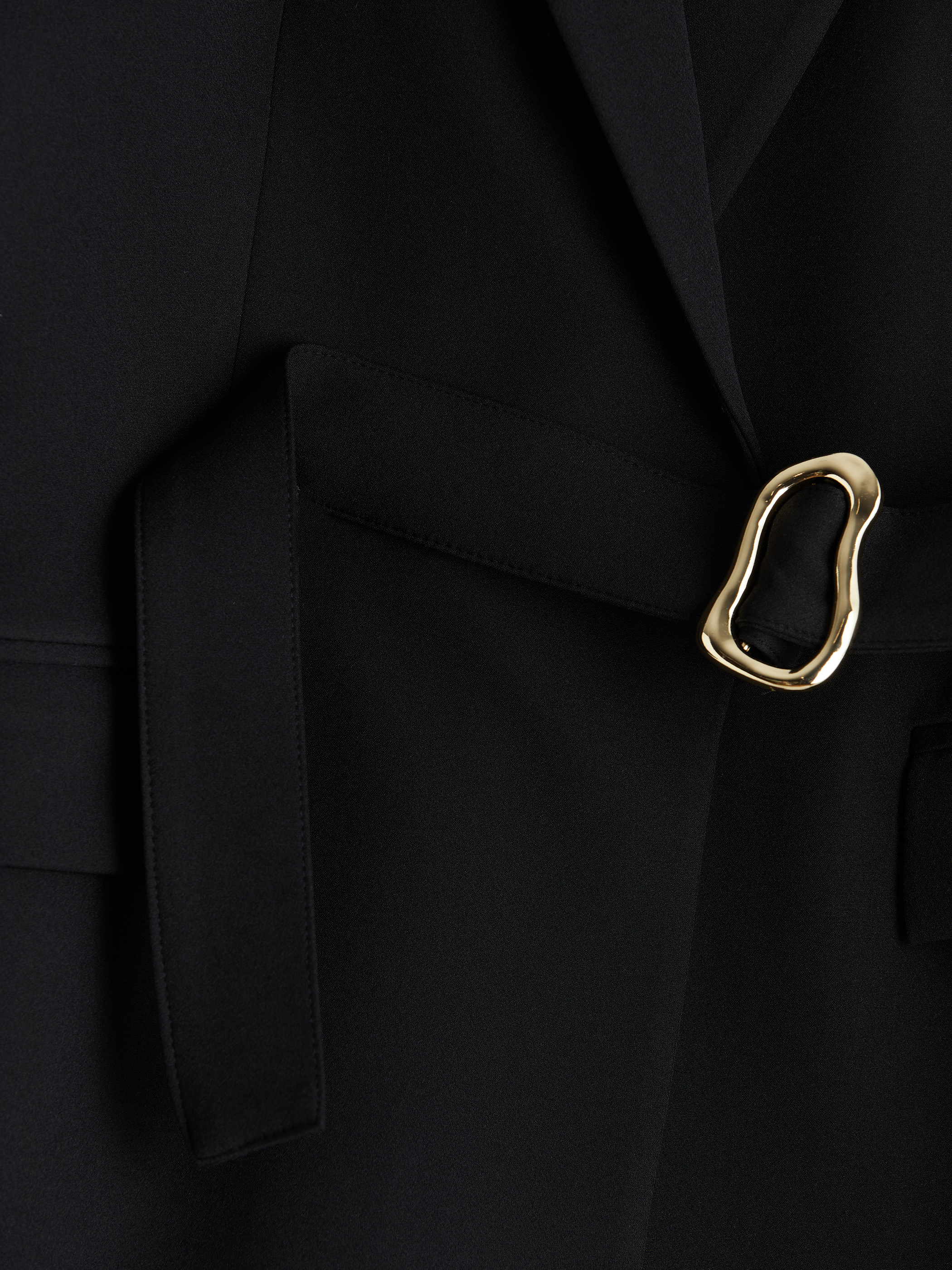 LCW Modest Kruvaze Yaka Kadın Blazer Ceket görsel 8
