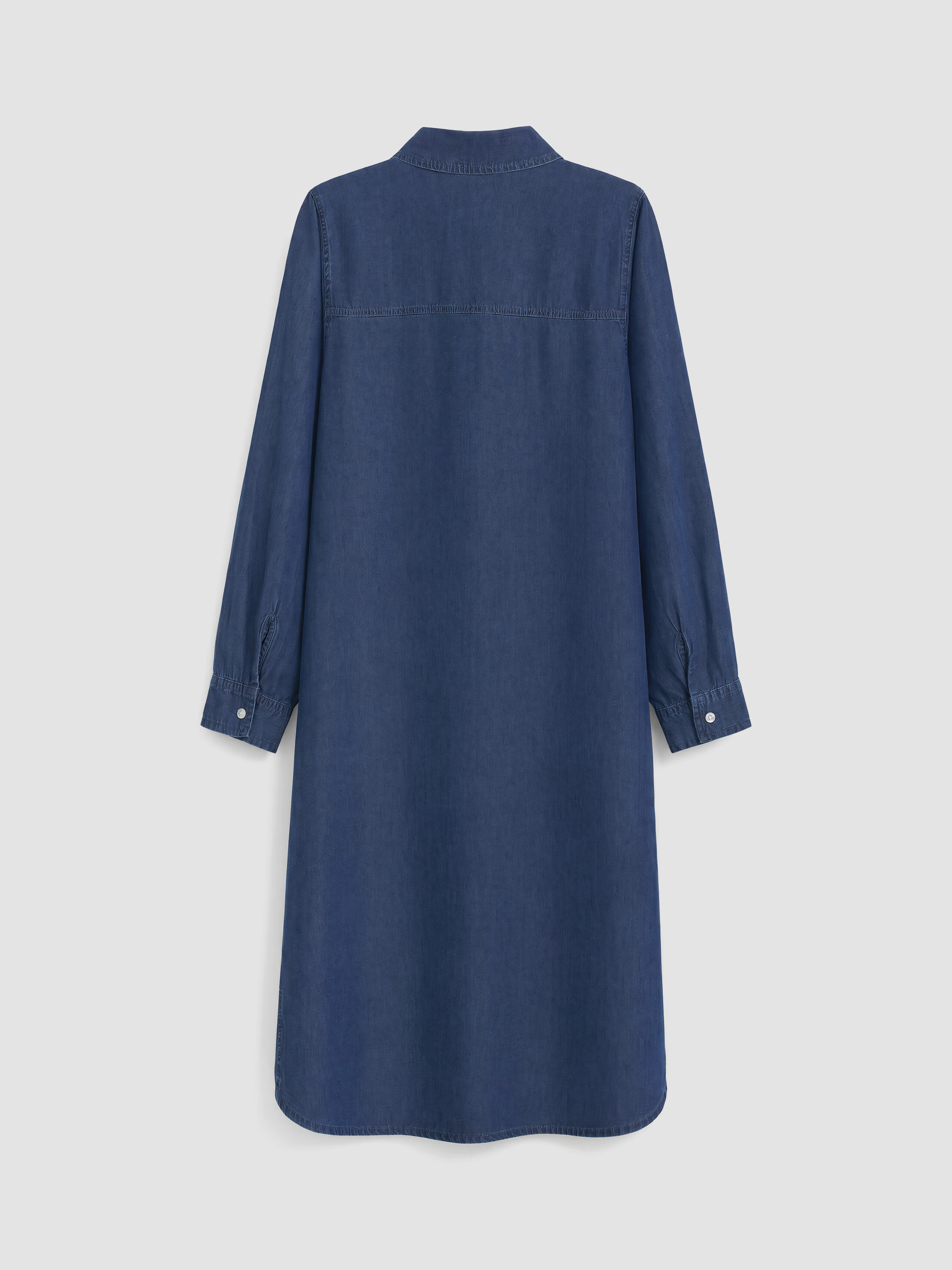 LCW Modest Kadın Jean Gömlek Tunik görsel 7