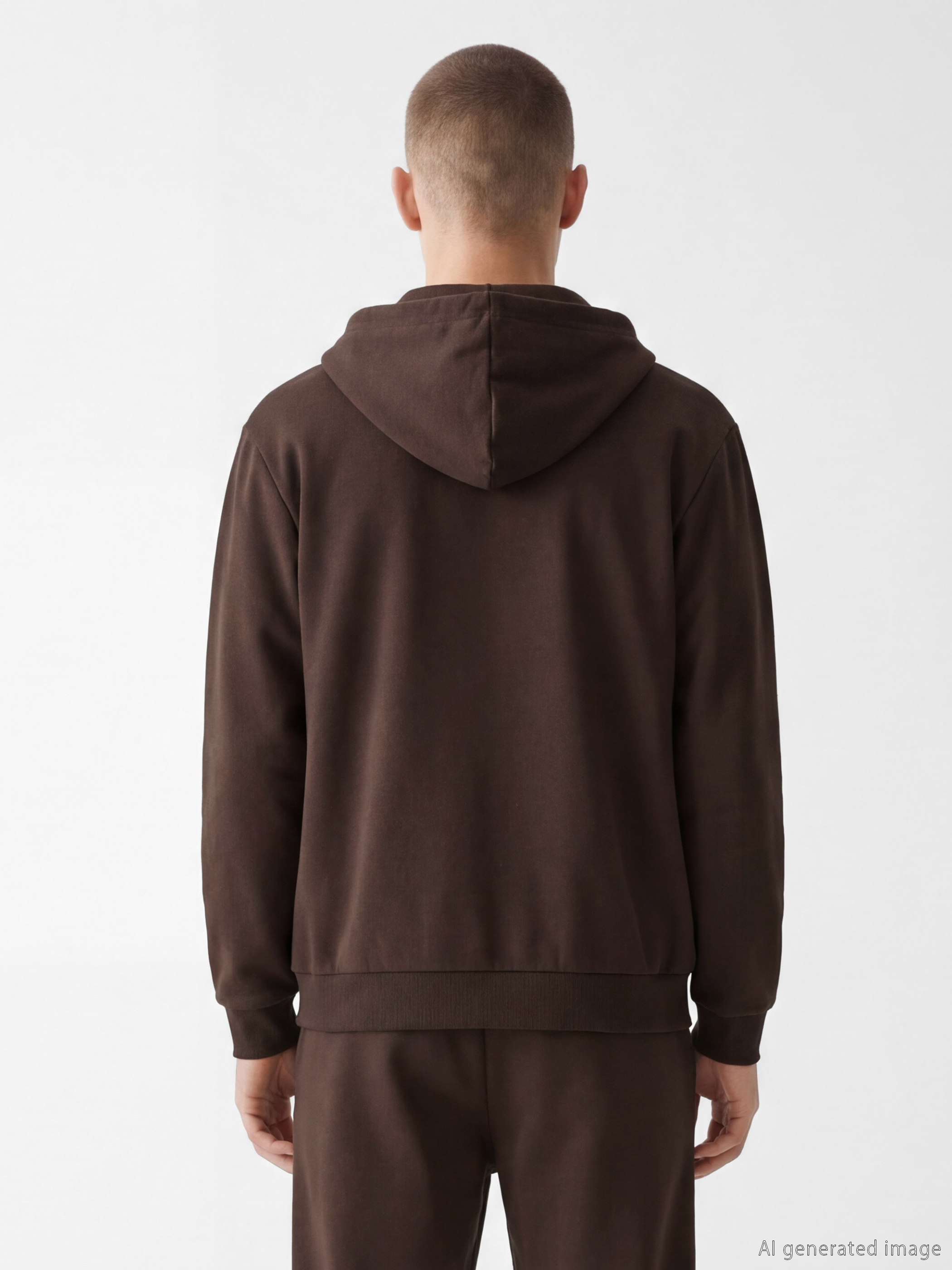 XSIDE Kapüşonlu Erkek Fermuarlı Sweatshirt görsel 3