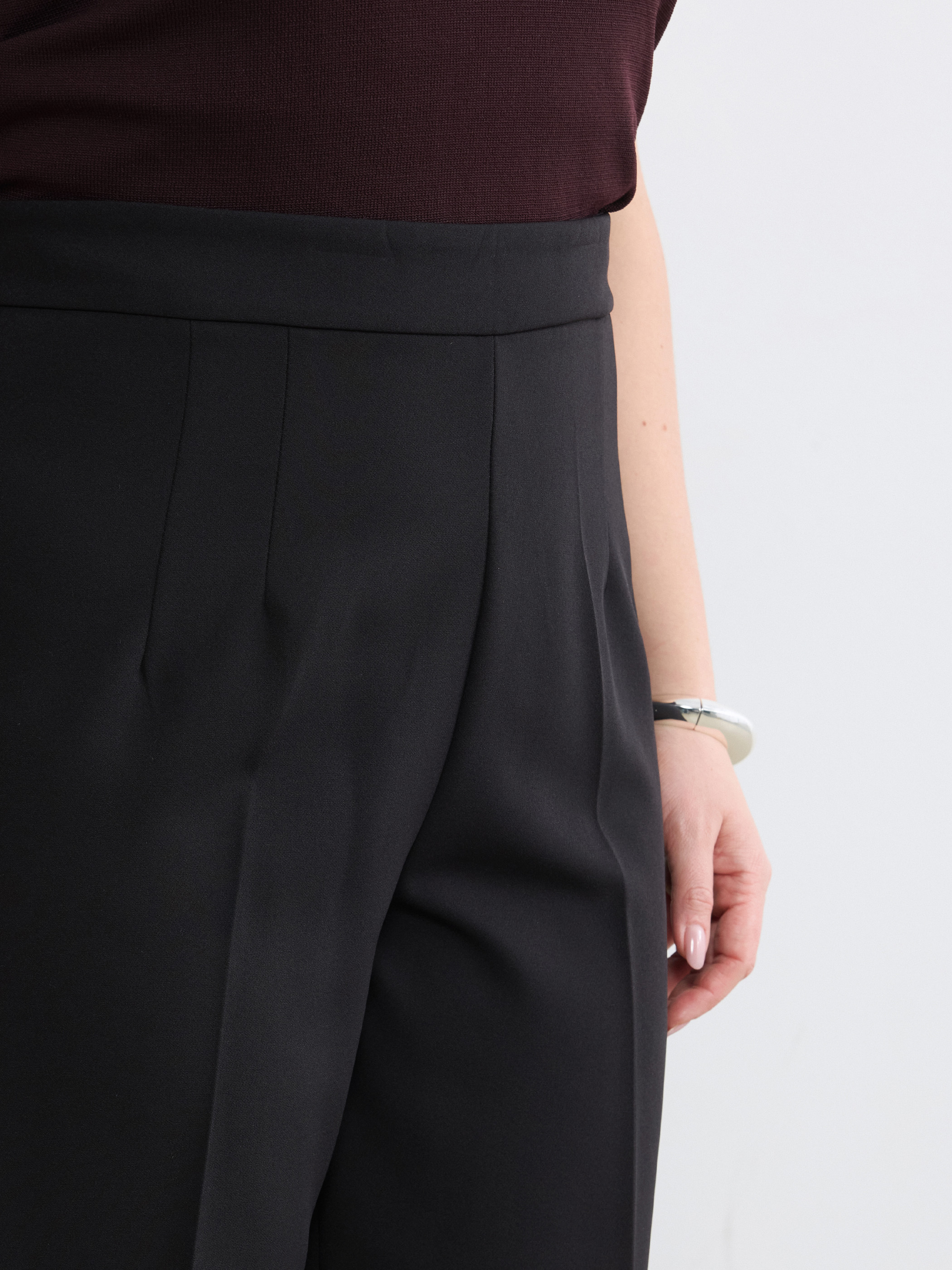Soulife Loose Fit Kadın Pileli Kapri görsel 7