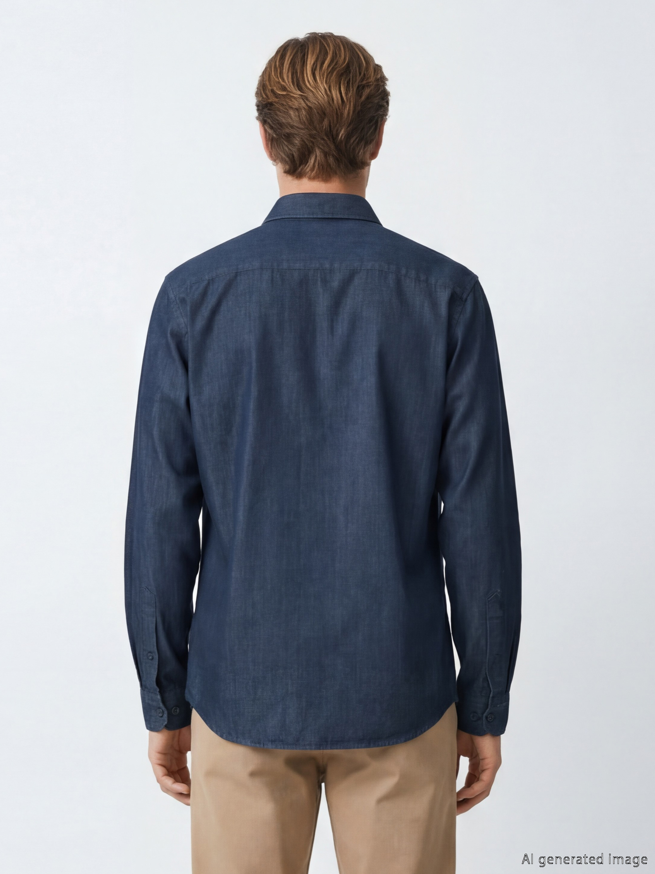 SOUTHBLUE Regular Fit Erkek Jean Gömlek görsel 4