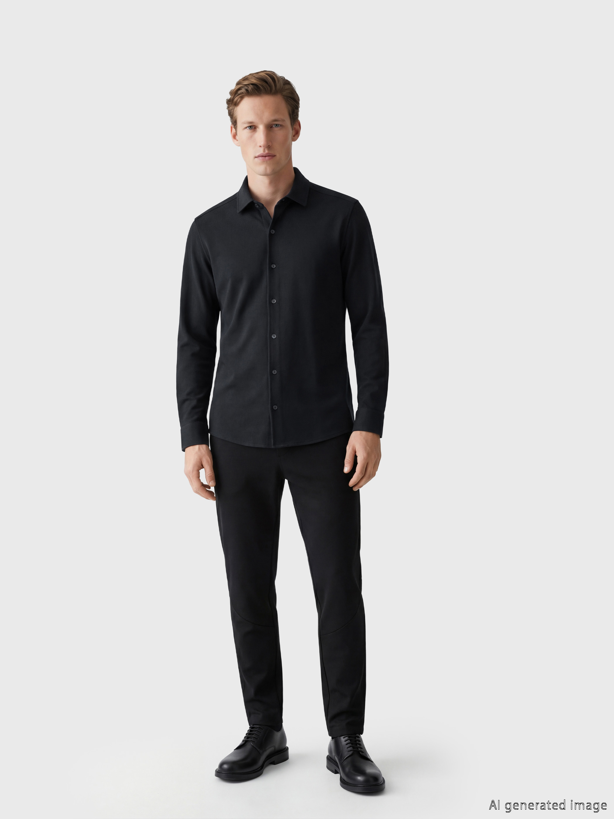 SOUTHBLUE Slim Fit Erkek Oxford Gömlek görsel 2