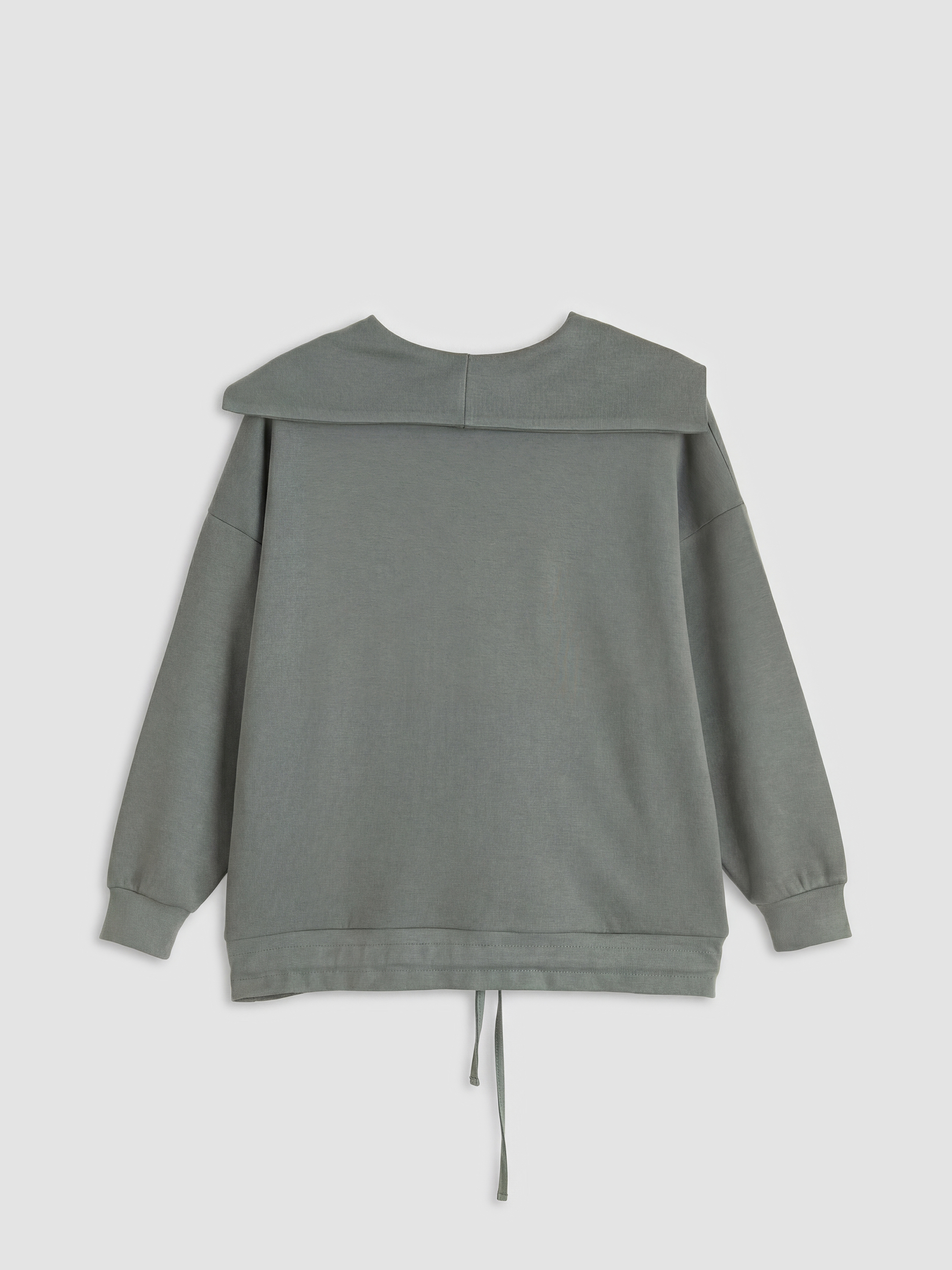 Natuvera V Yaka Kadın Sweatshirt görsel 7