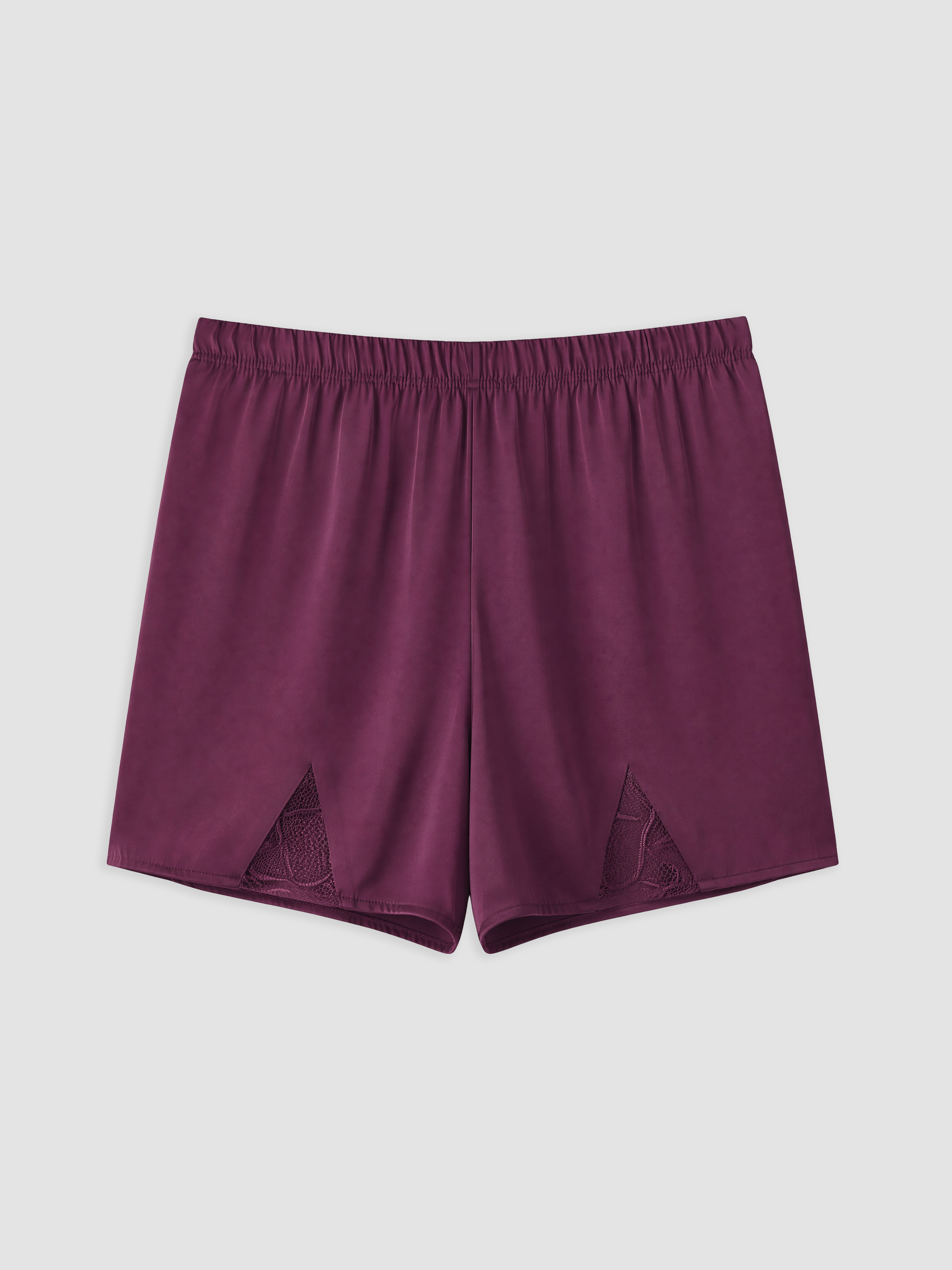 LCW DREAM V Yaka Kadın Saten Şortlu Pijama Takımı görsel 4