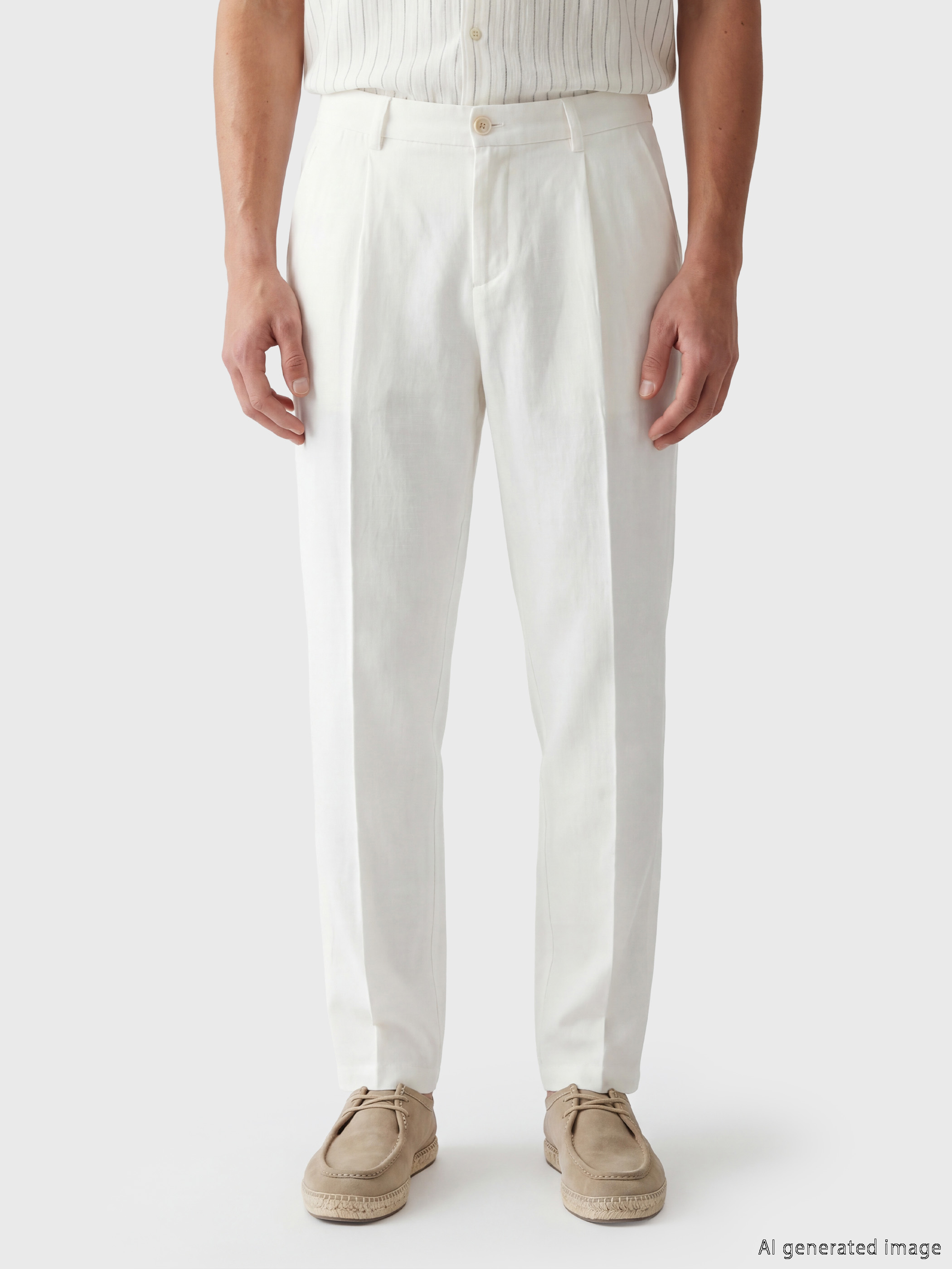 LCW Vision Regular Fit Erkek Pileli Pantolon görsel 2