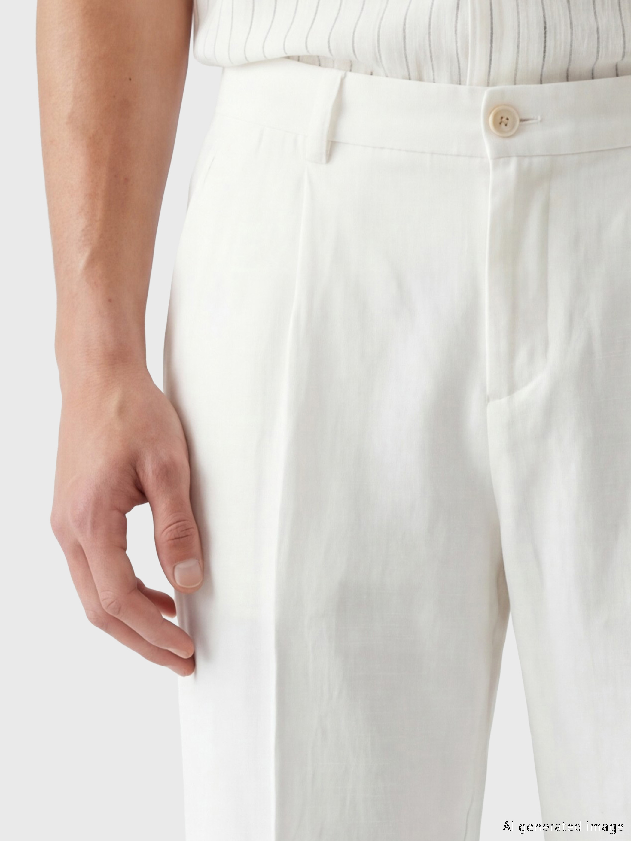 LCW Vision Regular Fit Erkek Pileli Pantolon görsel 3