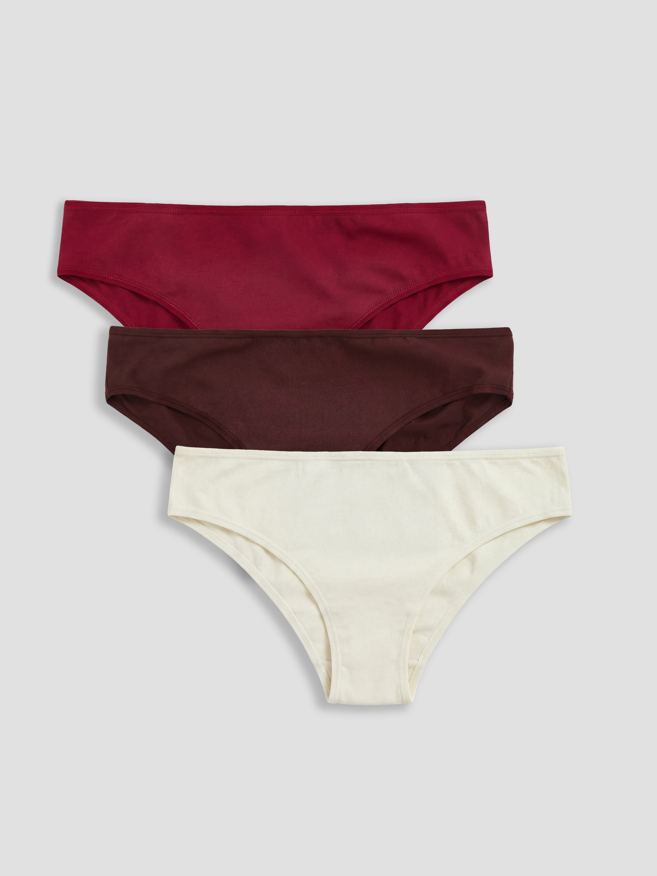 LCW DREAM Düz Hipster Külot 3'lü görsel 2