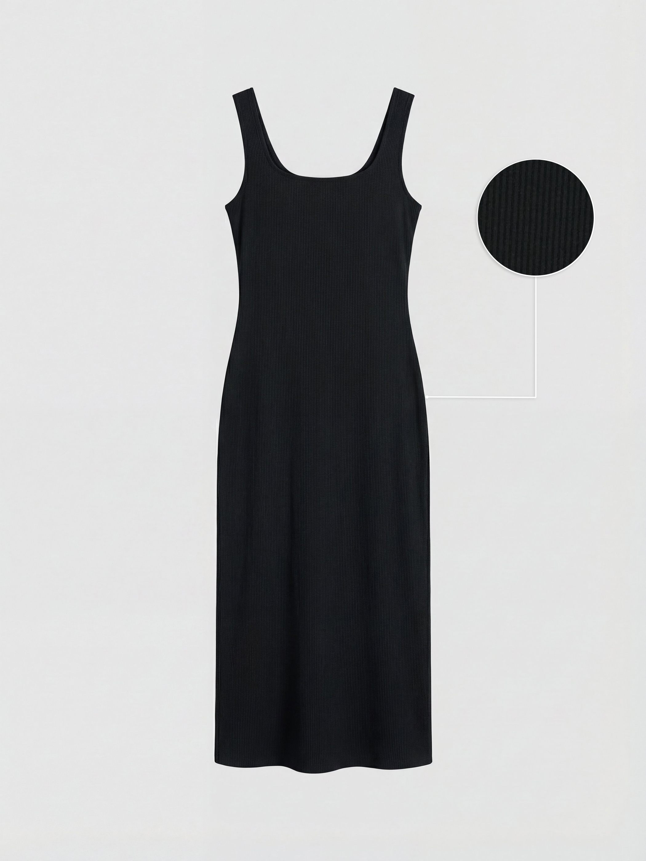 LCW Vision Kare Yaka Bodycon Elbise görsel 5