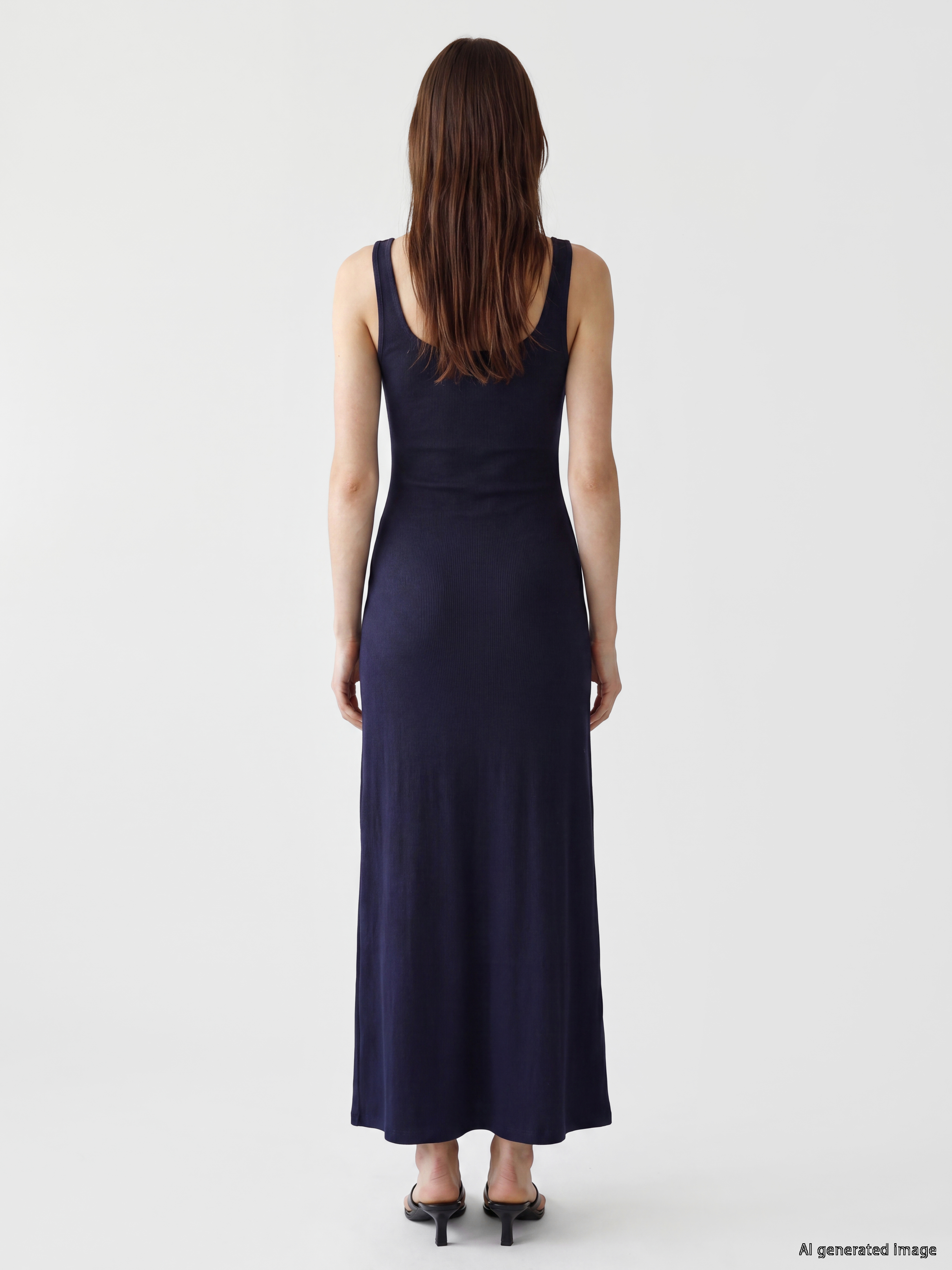 LCW Vision Kare Yaka Bodycon Elbise görsel 4