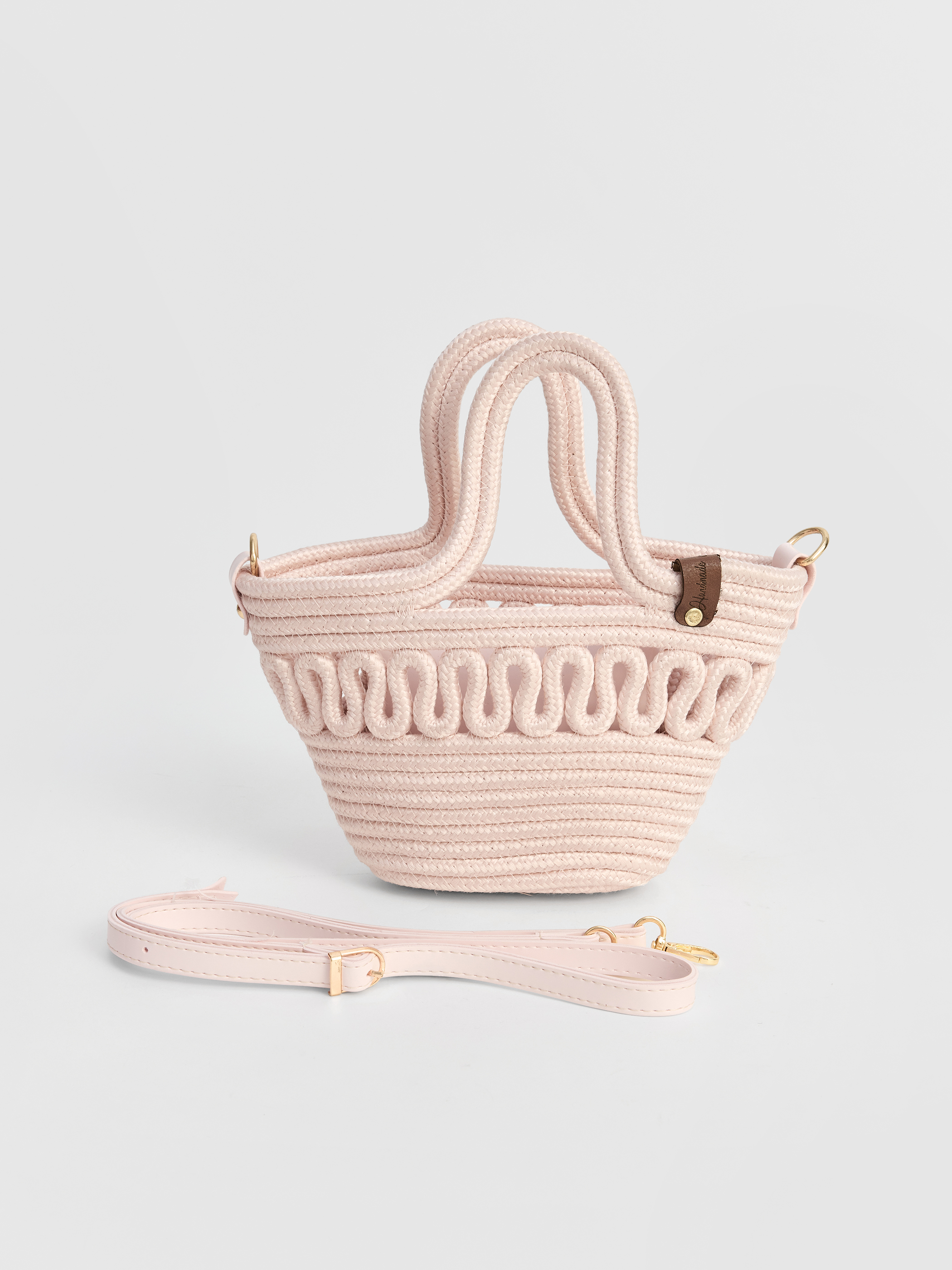 LCW ACCESSORIES Çıkarılabilir Askılı Kadın Hasır Çanta görsel 2