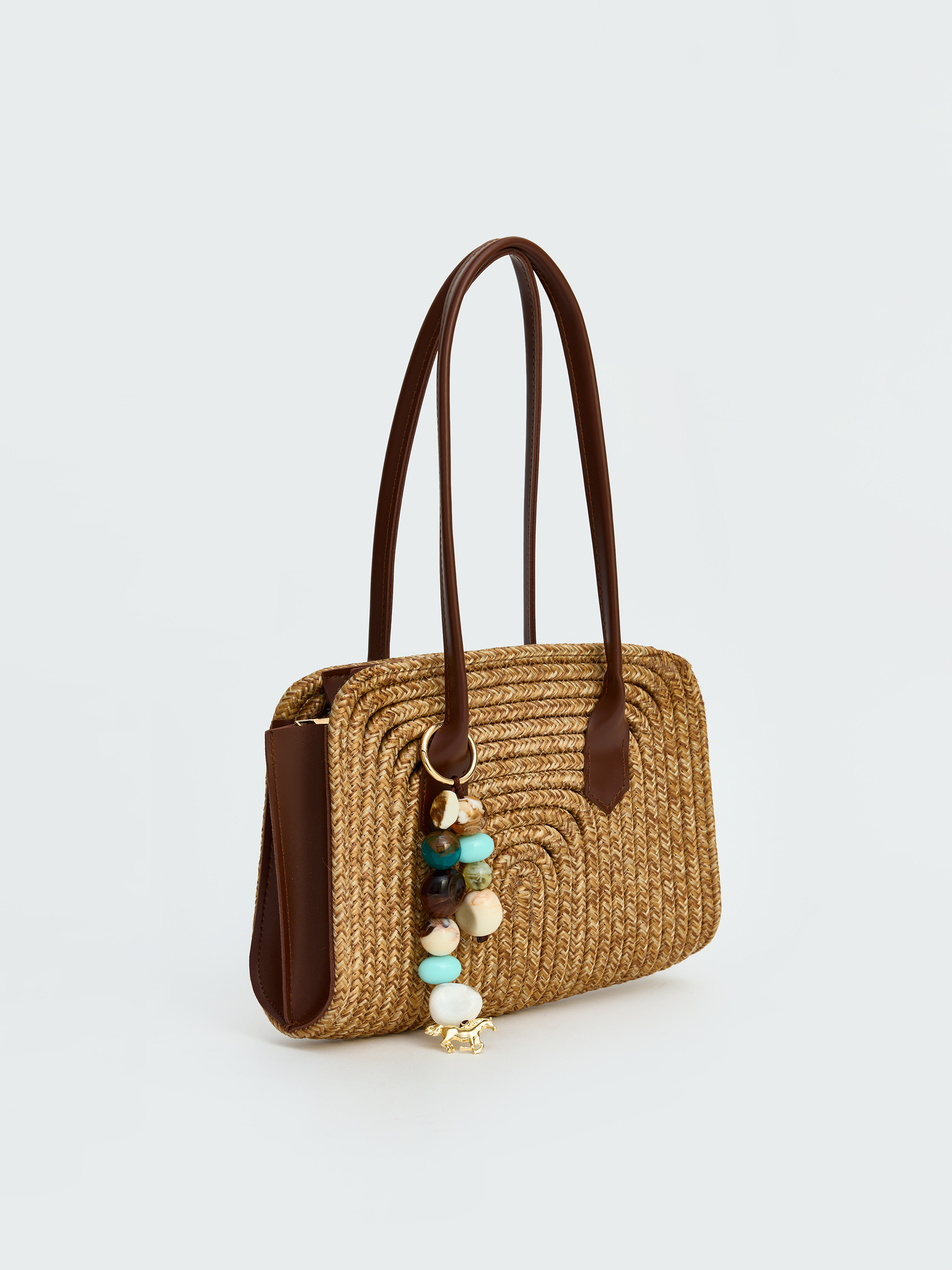 LCW ACCESSORIES Kadın Hasır Omuz Çantası görsel 3