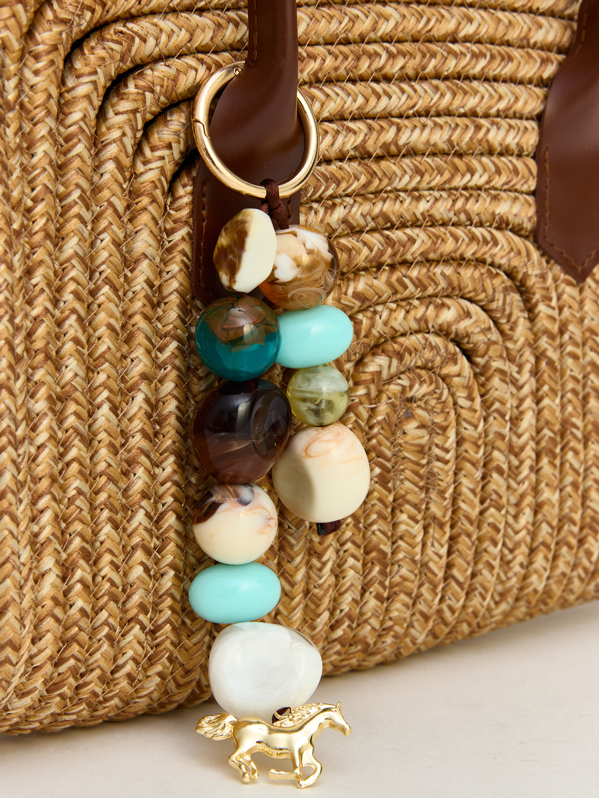 LCW ACCESSORIES Kadın Hasır Omuz Çantası görsel 4