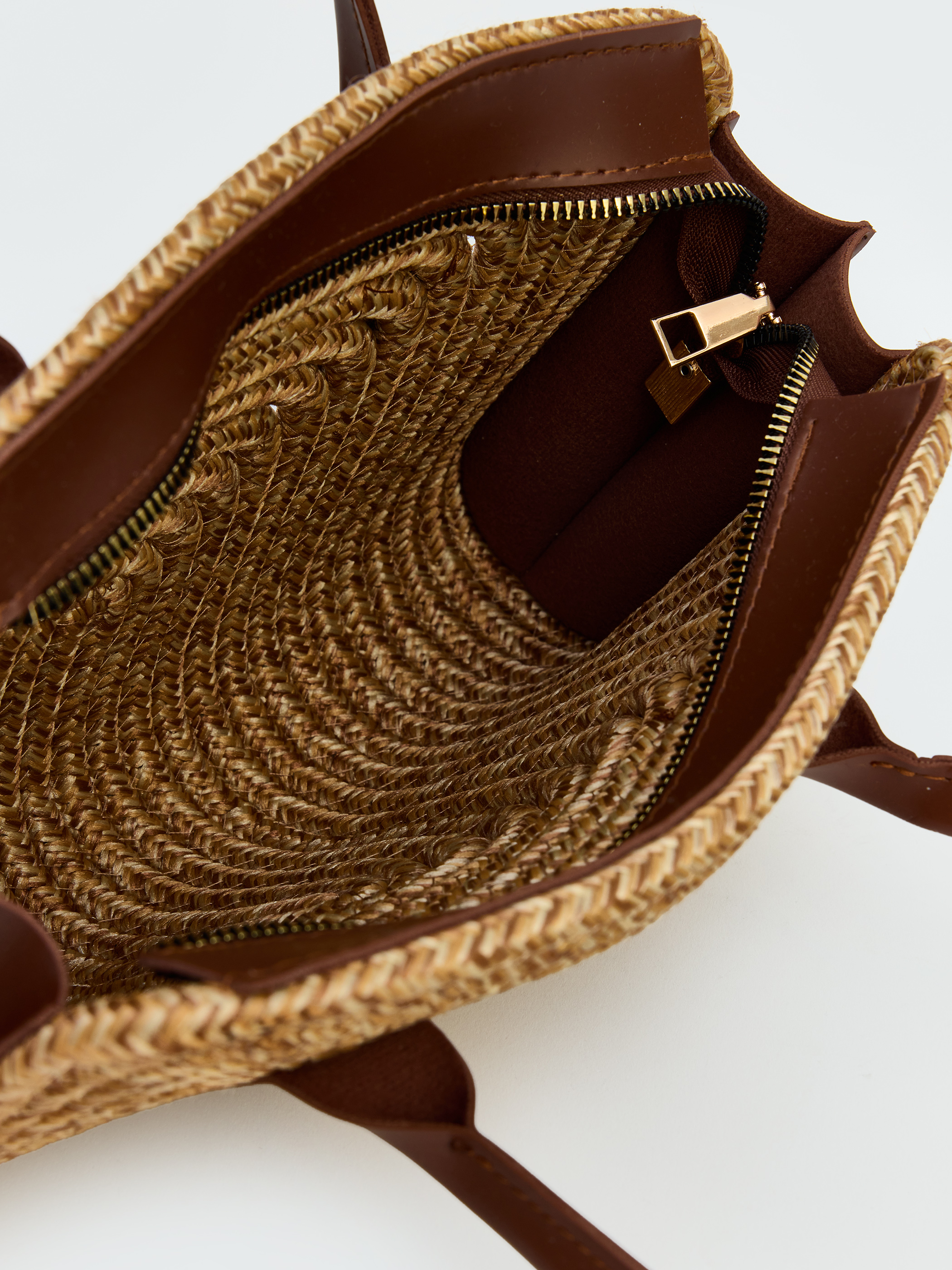 LCW ACCESSORIES Kadın Hasır Omuz Çantası görsel 5