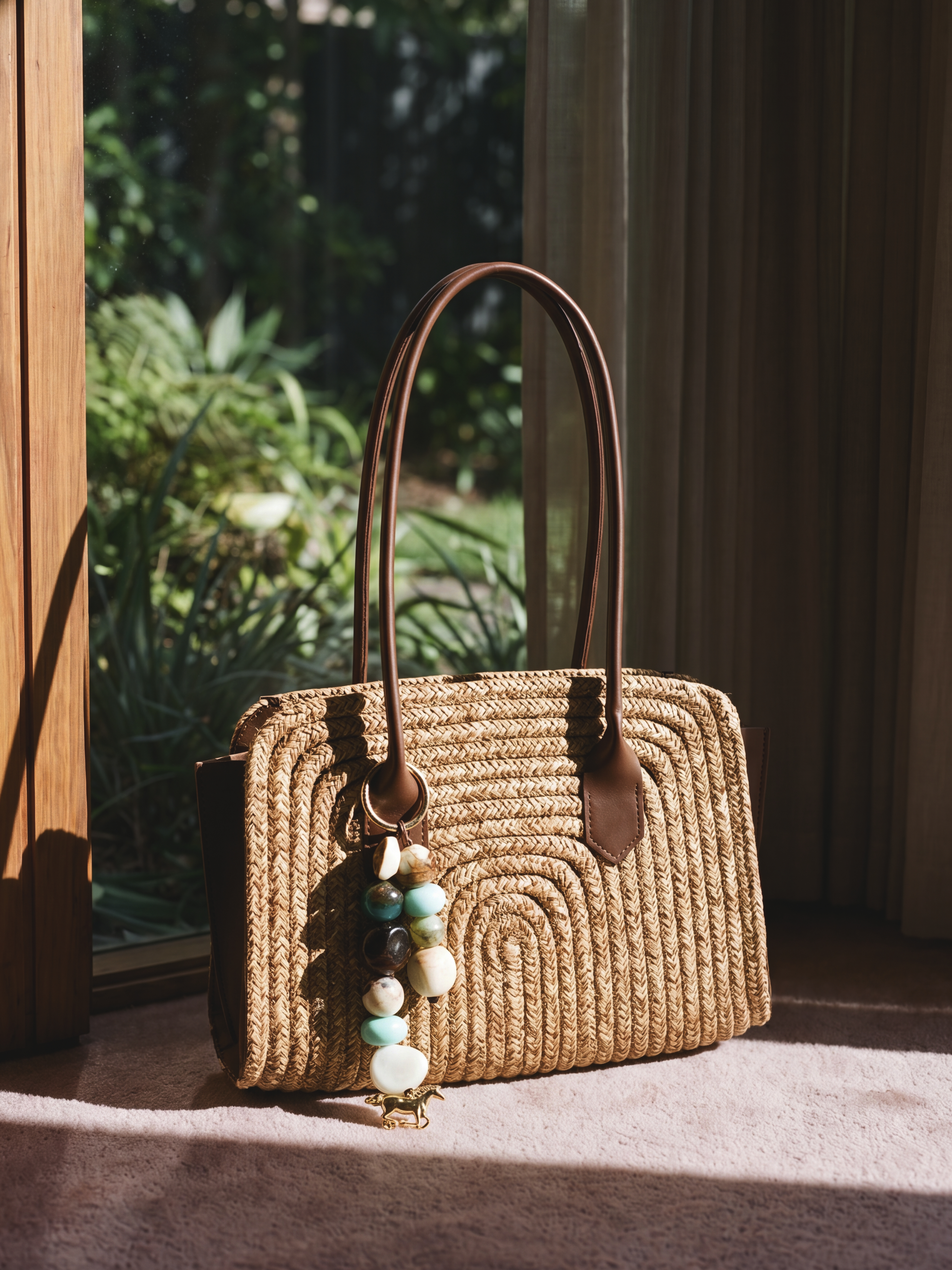 LCW ACCESSORIES Kadın Hasır Omuz Çantası