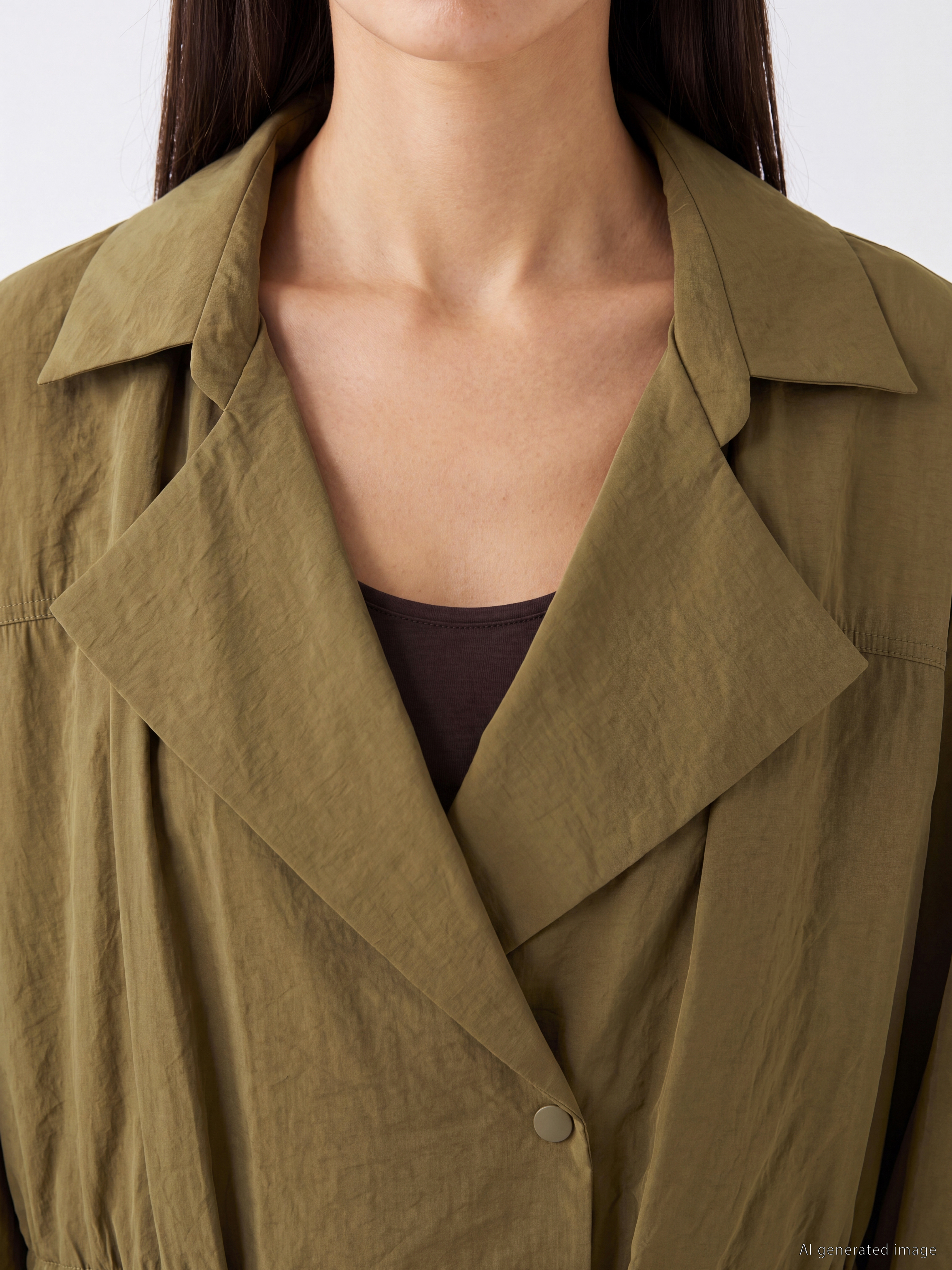LCW EVERYDAY Oversize Modal Karışımlı Kadın Ceket görsel 3
