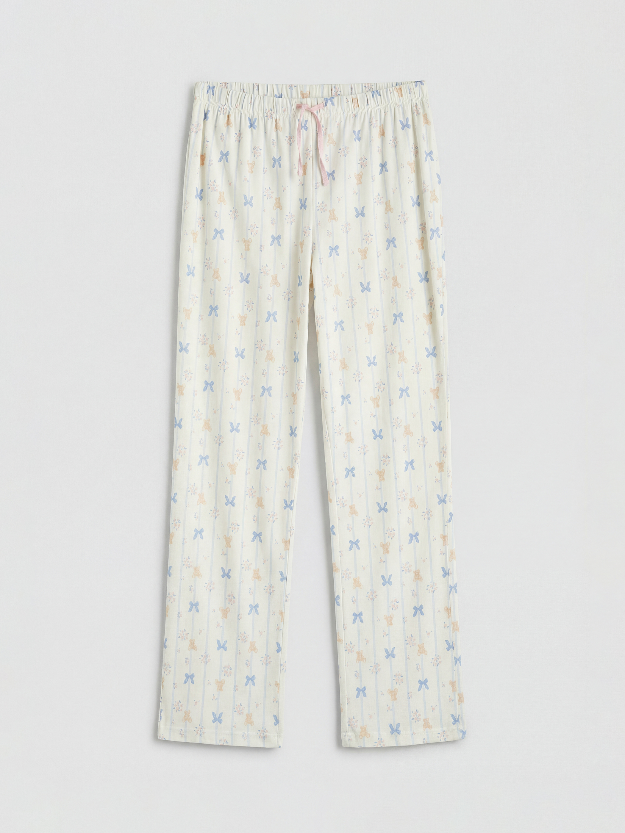 LCW DREAM Gömlek Yaka Desenli Hamile Pijama Takım görsel 7