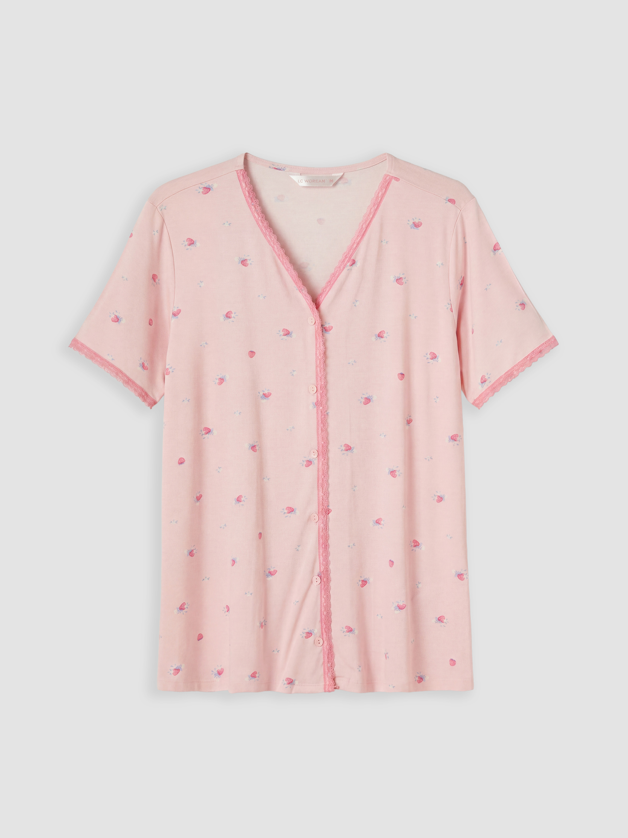 LCW DREAM V Yaka Hamile Şortlu Pijama Takımı görsel 6