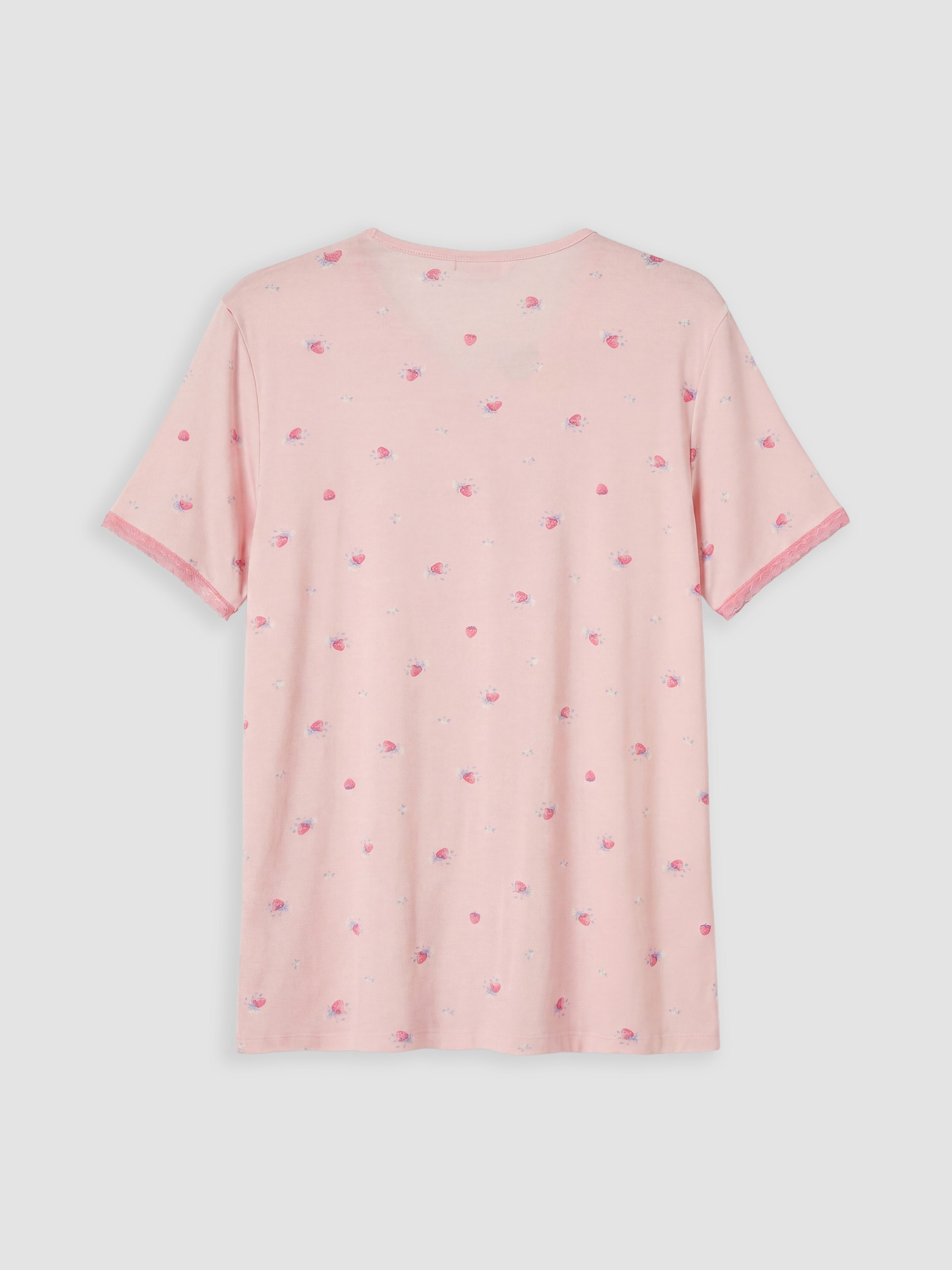 LCW DREAM V Yaka Hamile Şortlu Pijama Takımı görsel 7